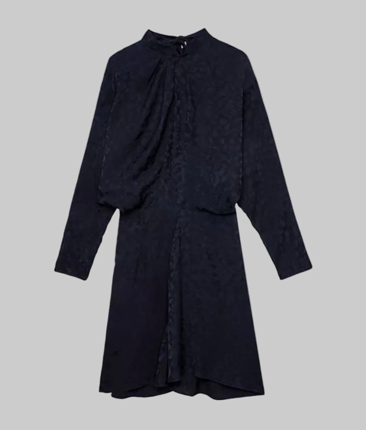 ZADIG & VOLTAIRE Navy Leopard Silk Dress - Size L