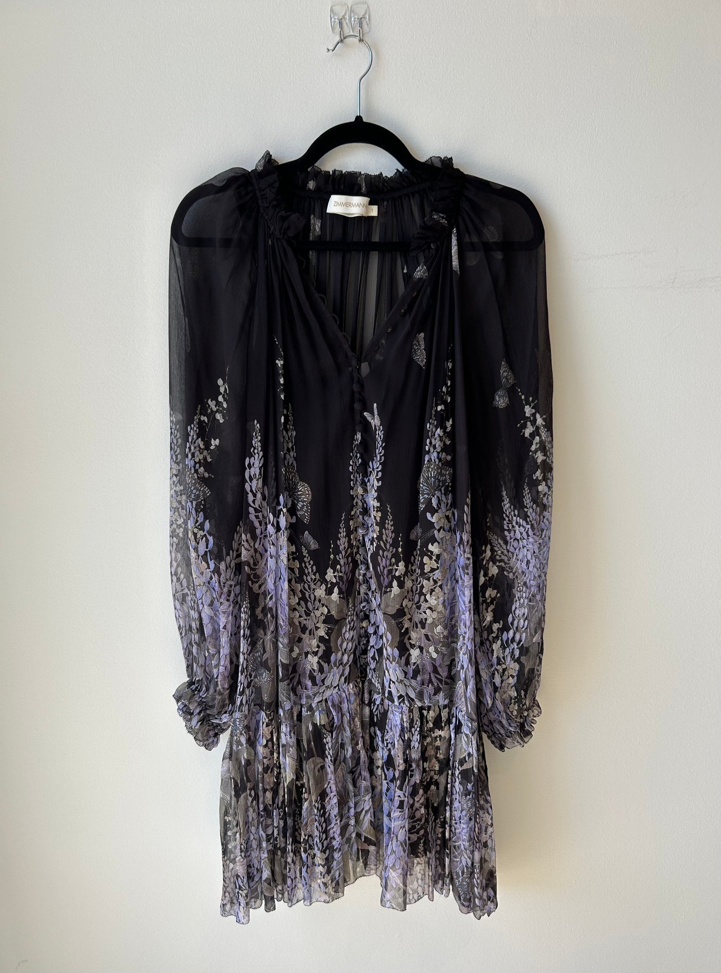 ZIMMERMANN Silk Pattern Dress - Size S
