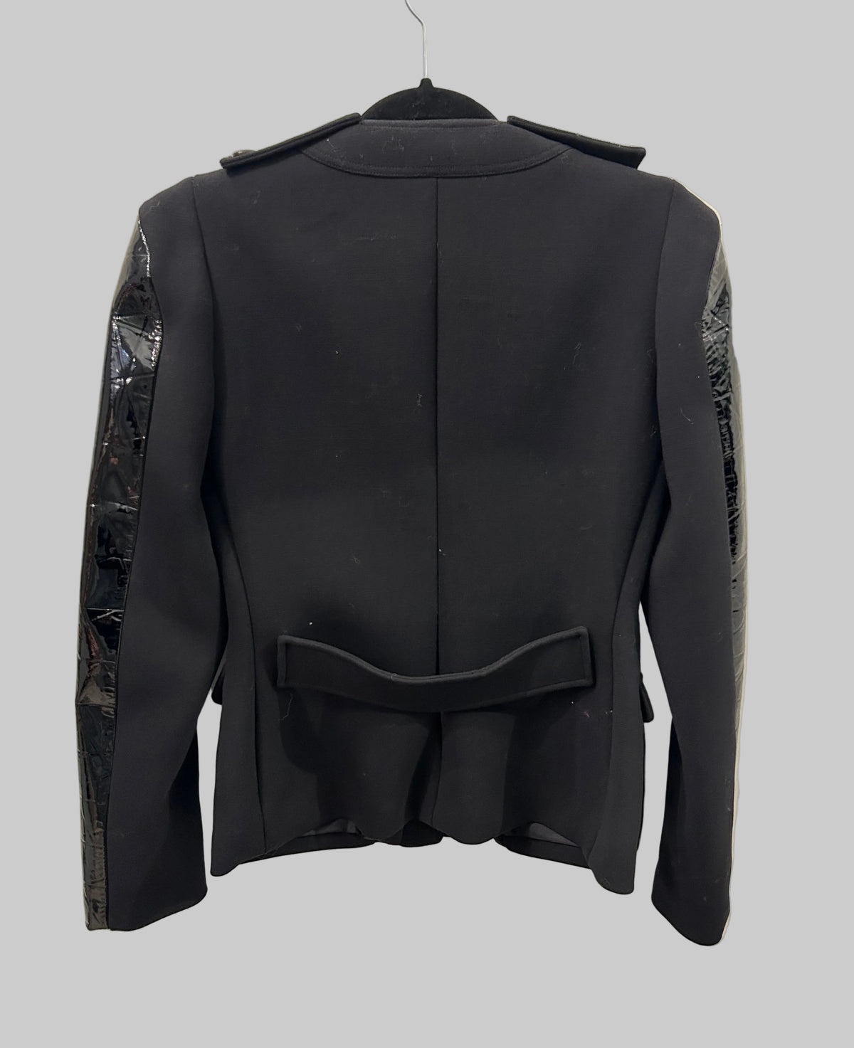 TOM FORD Wool/Patent Leather Jacket - Size 38