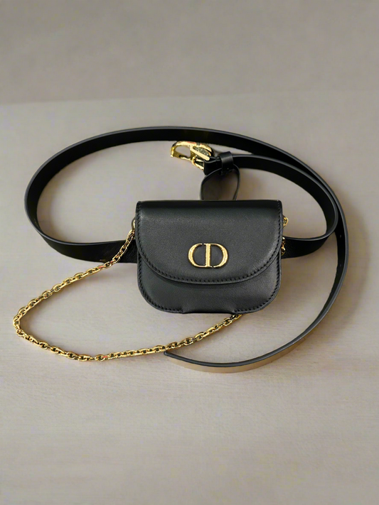 CHRISTIAN DIOR Montaigne Belt With Pouch - Size S