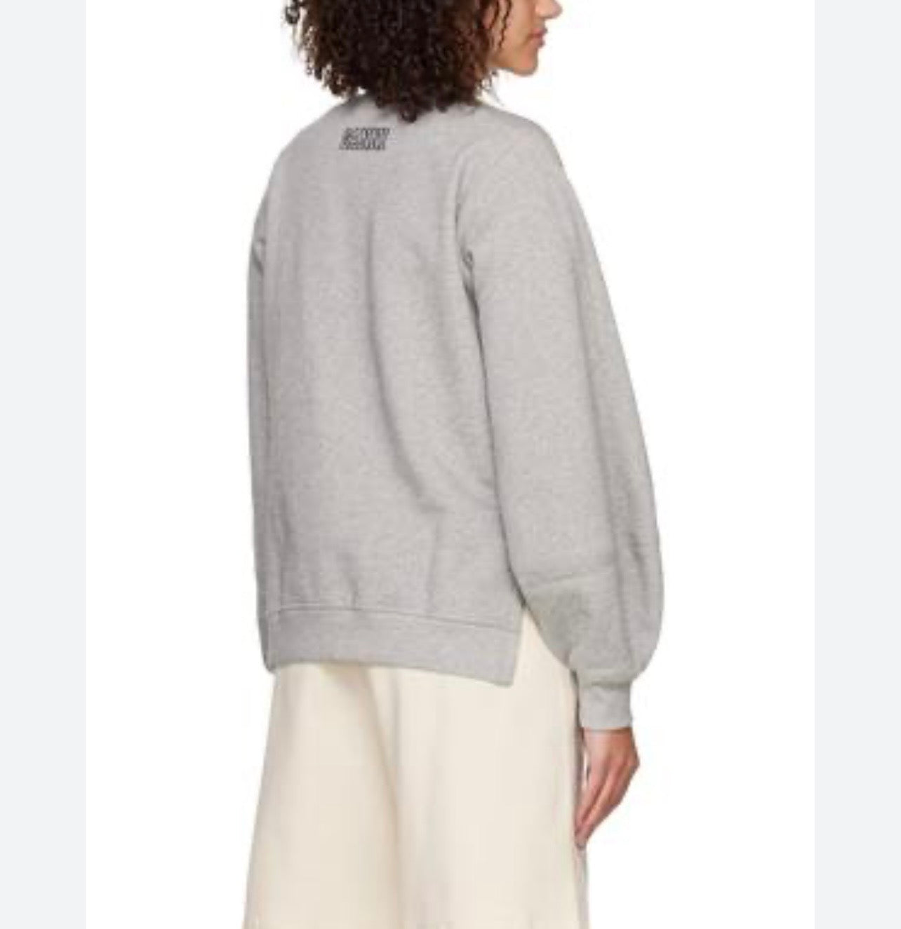 GANNI Grey Crew Sweatshirt - Size xs