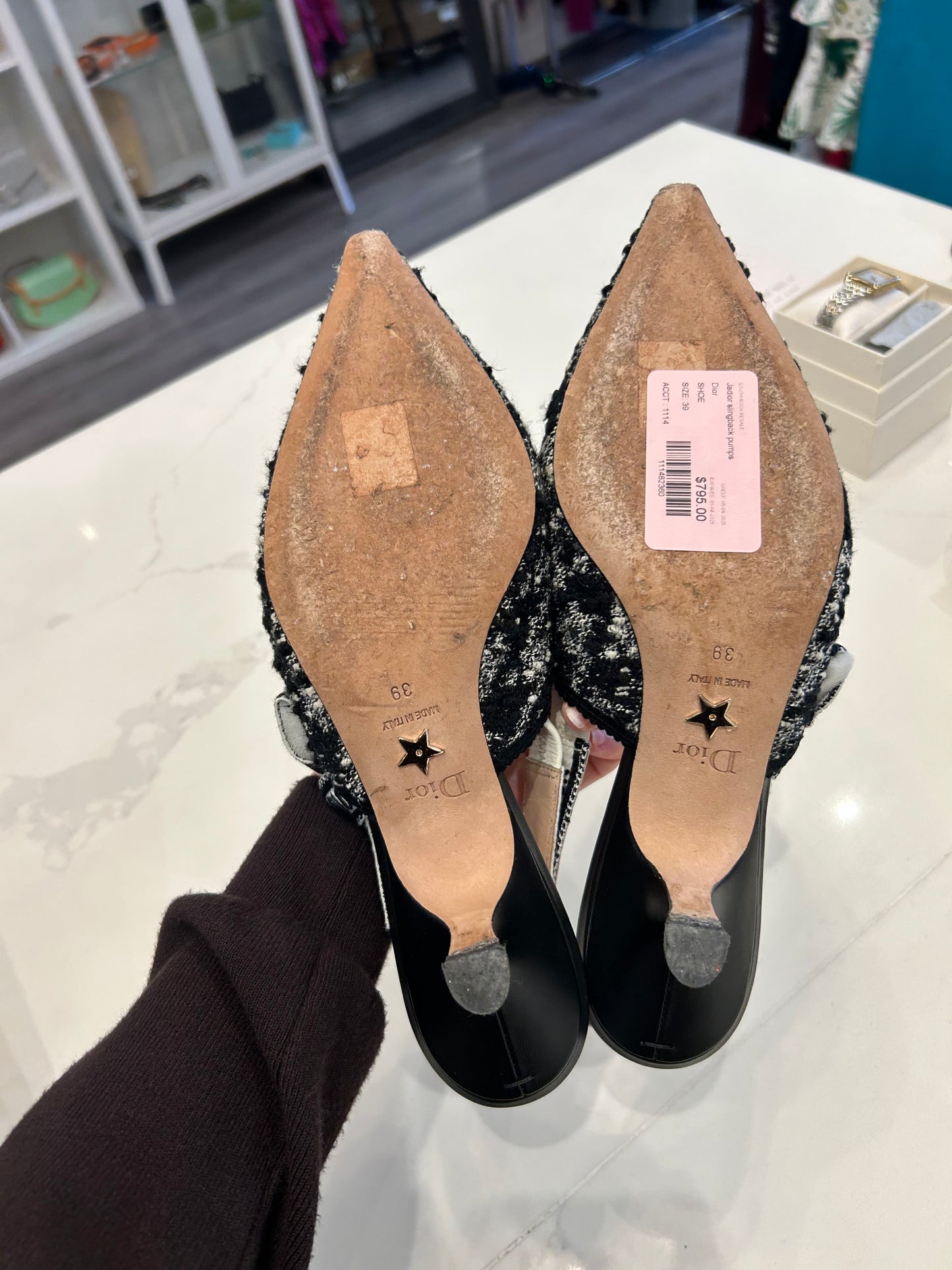 DIOR J’ADIOR Slingback Pumps - Size 39