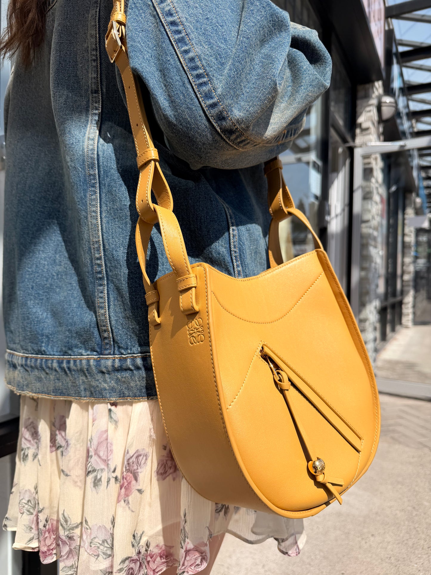 LOEWE Hammock Slice Bag