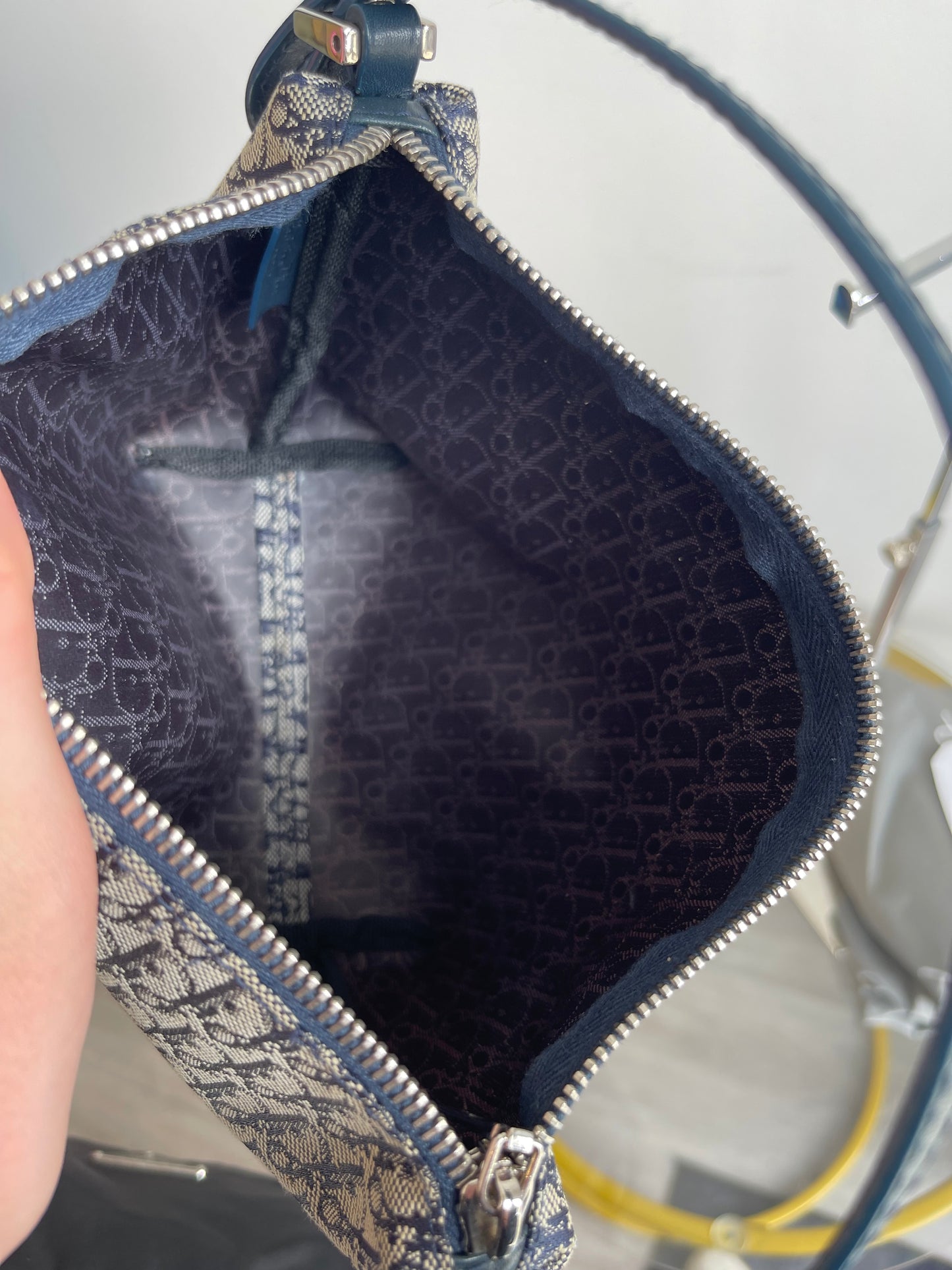 CHRISTIAN DIOR Monogram Canvas Pochette