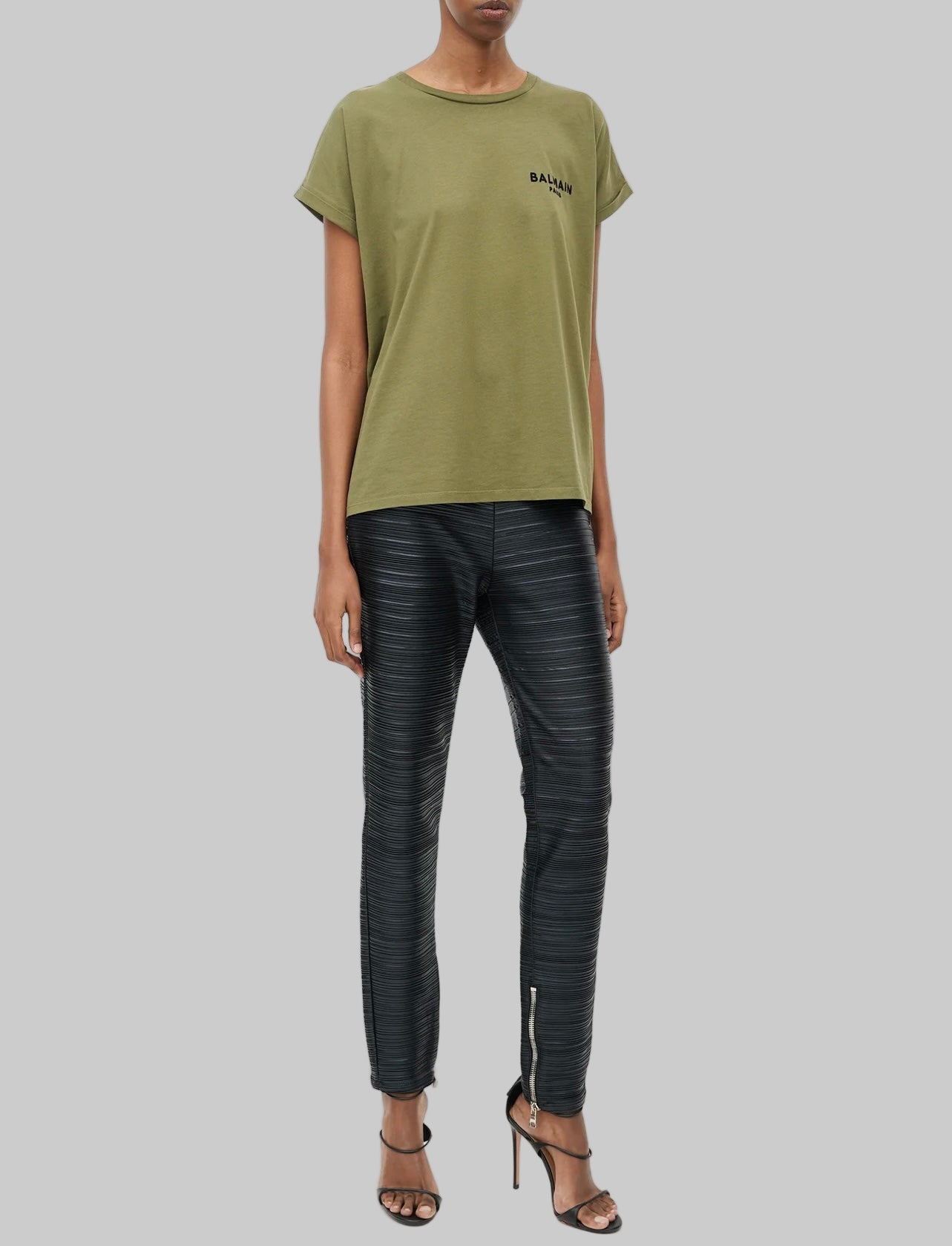 NEW* BALMAIN Green T-Shirt - Size L