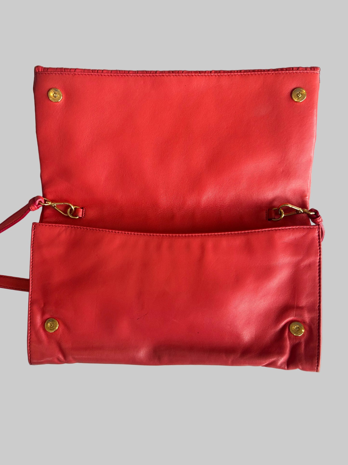 MIU MIU Leather Matelasse Clutch