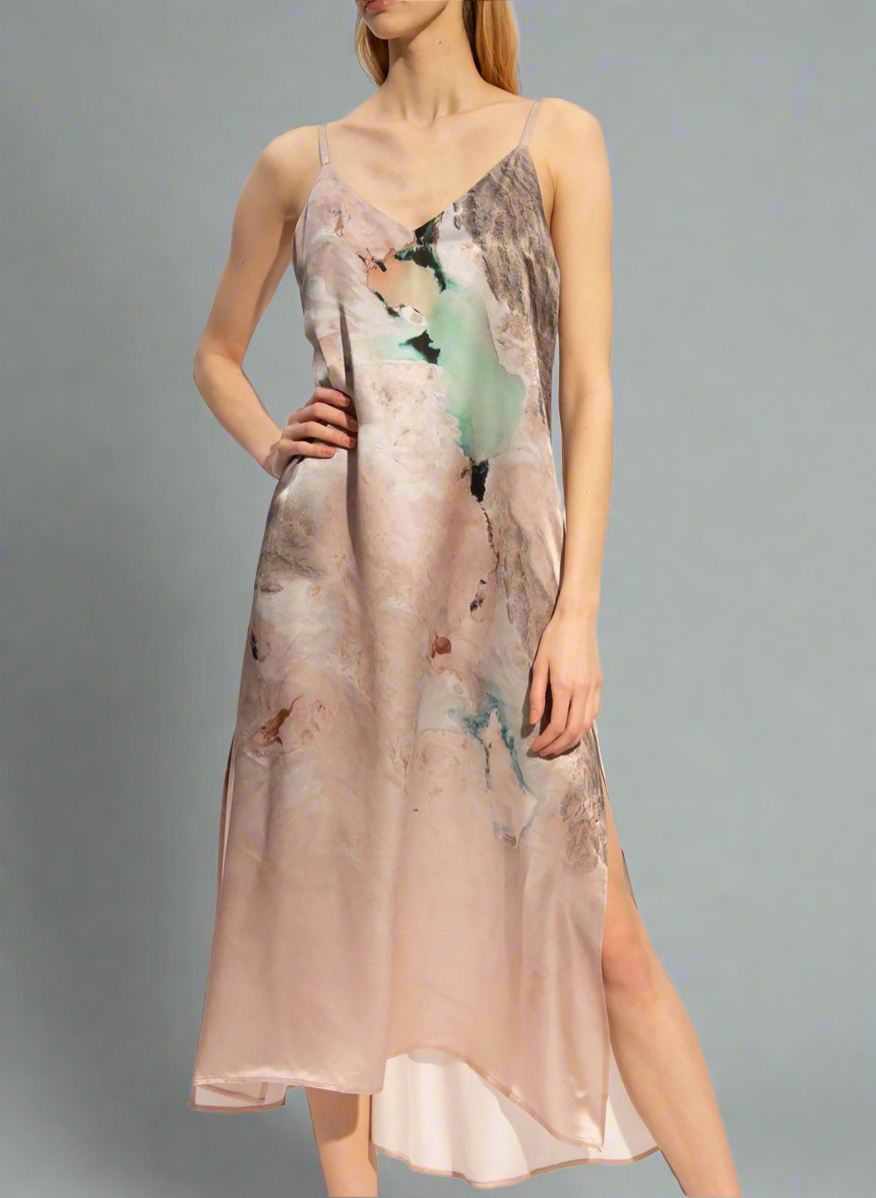 NEW* ALLSAINTS Plaster Pink Dress - Size 6