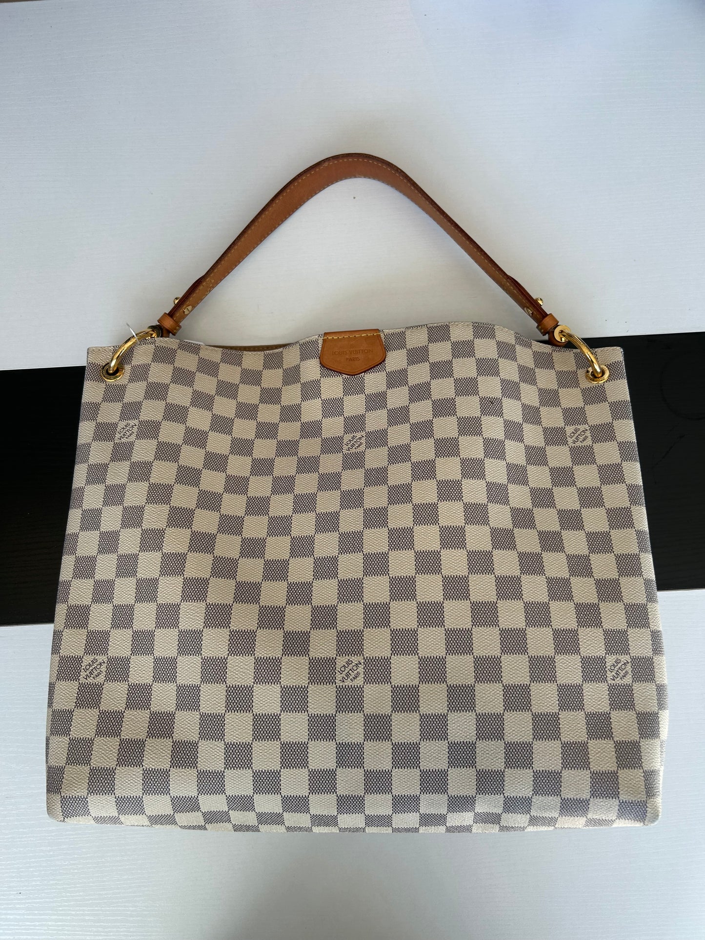 LOUIS VUITTON Damier Azur Graceful MM