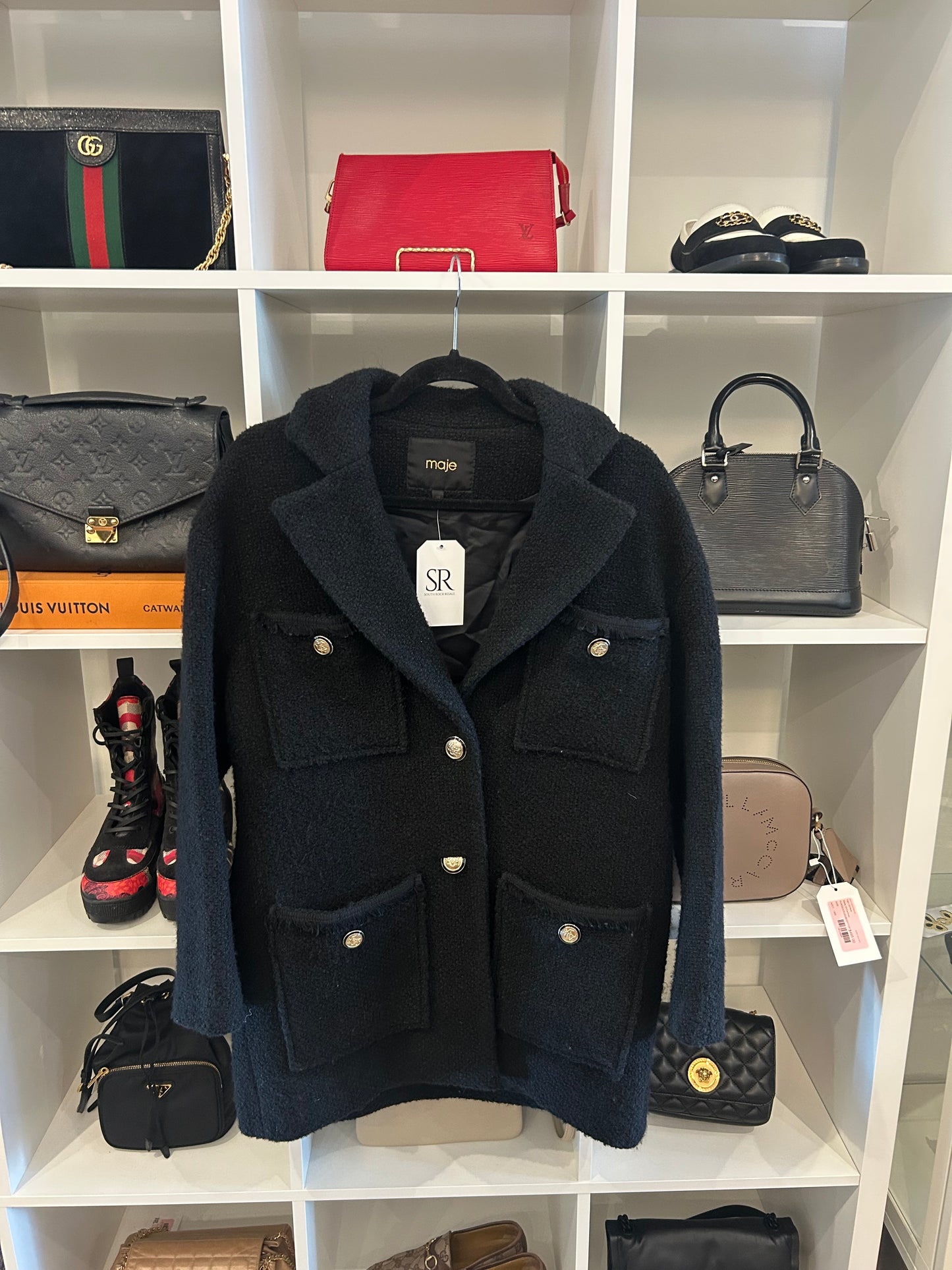 MAJE Guiliana Tweed Jacket - Size M