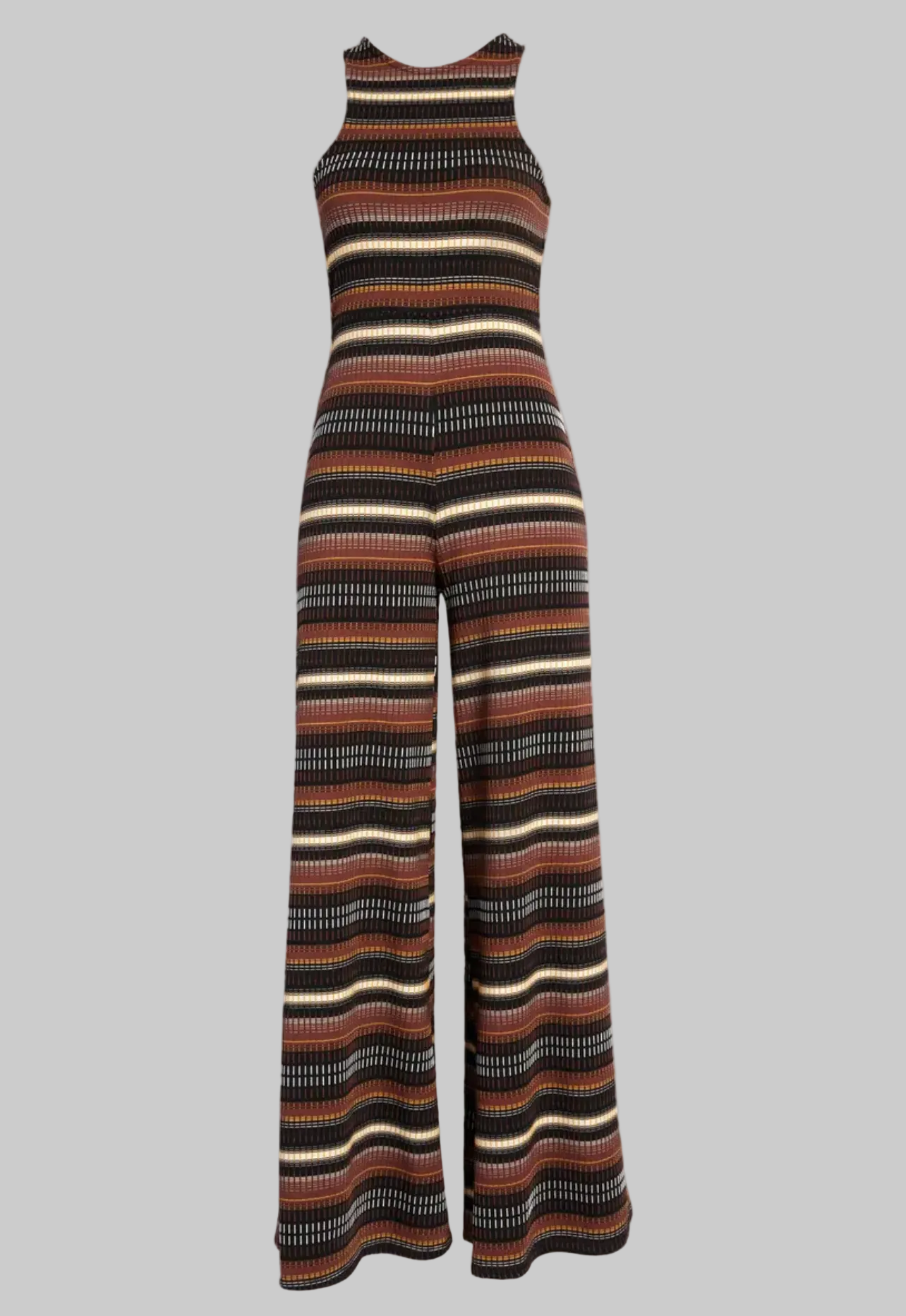 FREE PEOPLE Textured Patterned Jumpsuit - Size xs