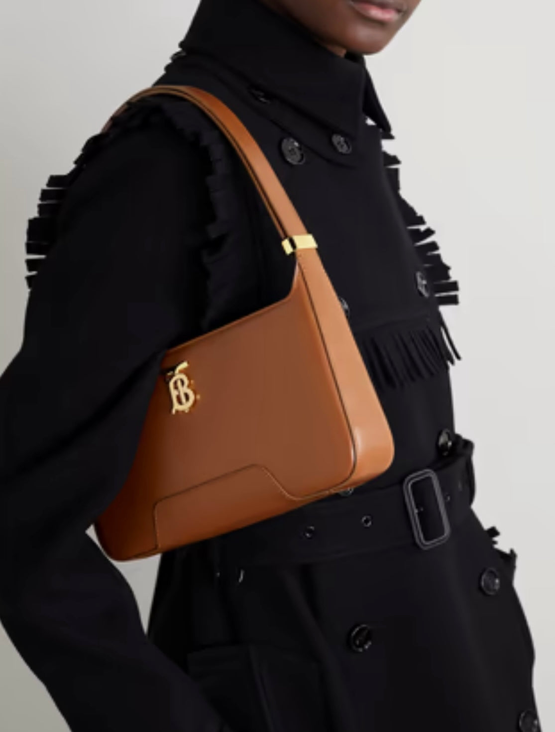 BURBERRY Sac Porte Epaule En Cuir