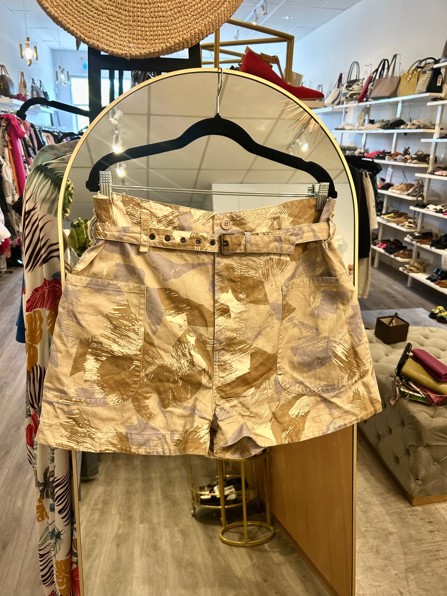 ISABEL MARANT Belted Utility Shorts - Size 40