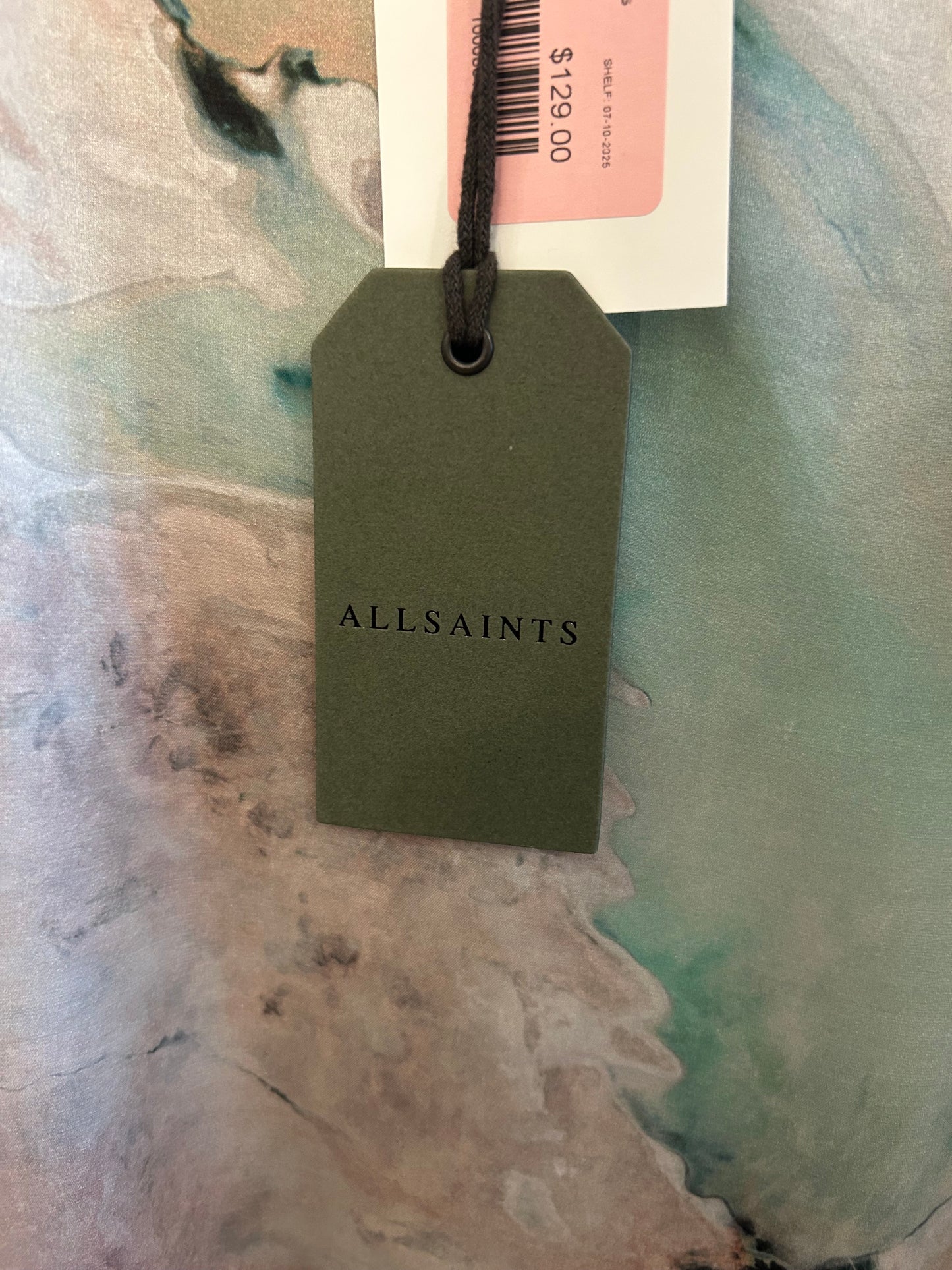 NEW* ALLSAINTS Plaster Pink Dress - Size 6
