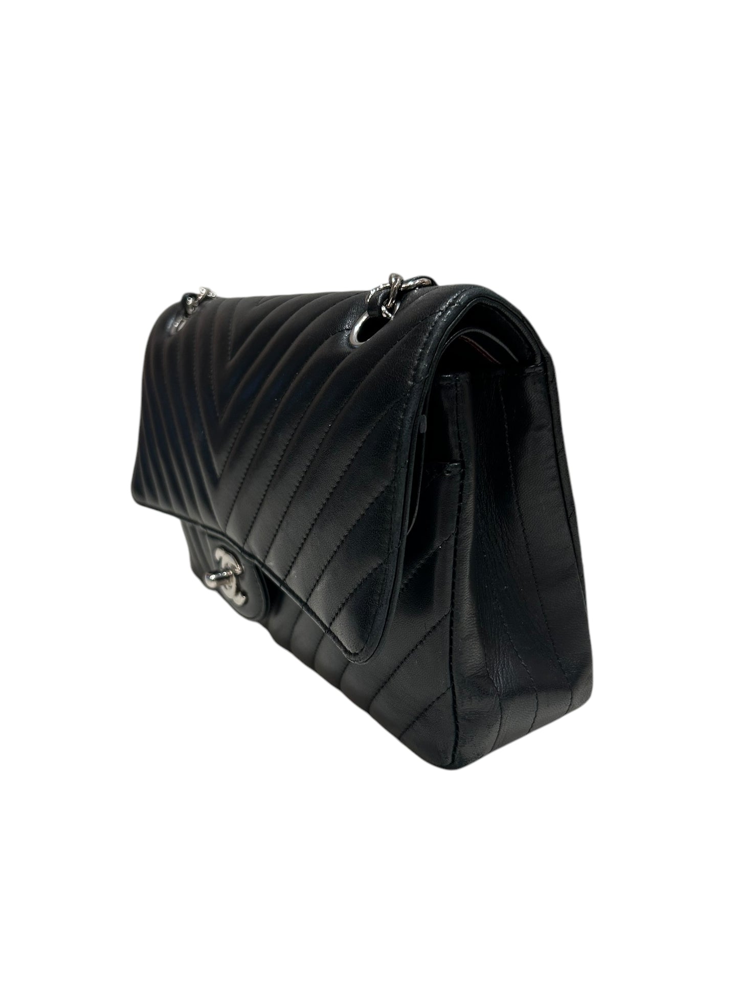 CHANEL Chevron Double Flap