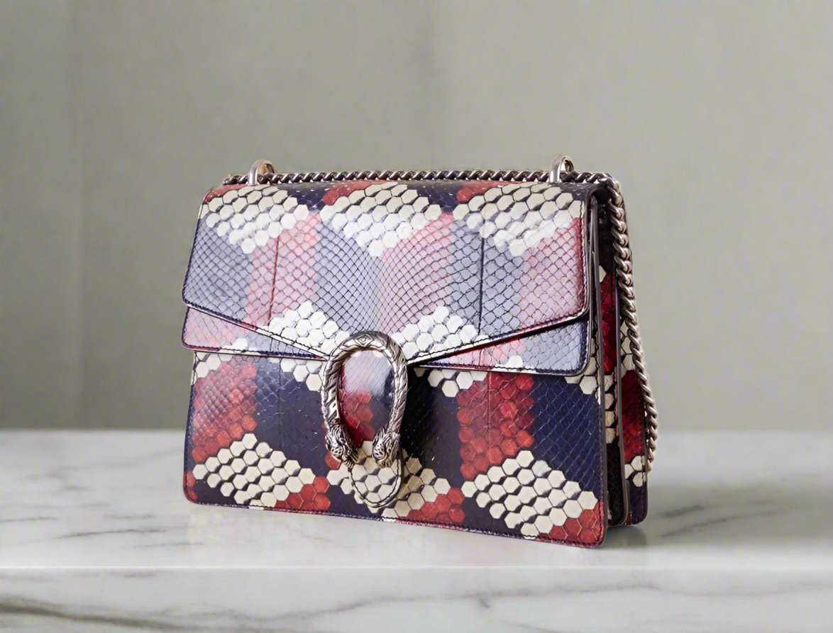 Gucci
Python Cubic Dionysus Medium Shoulder Bag