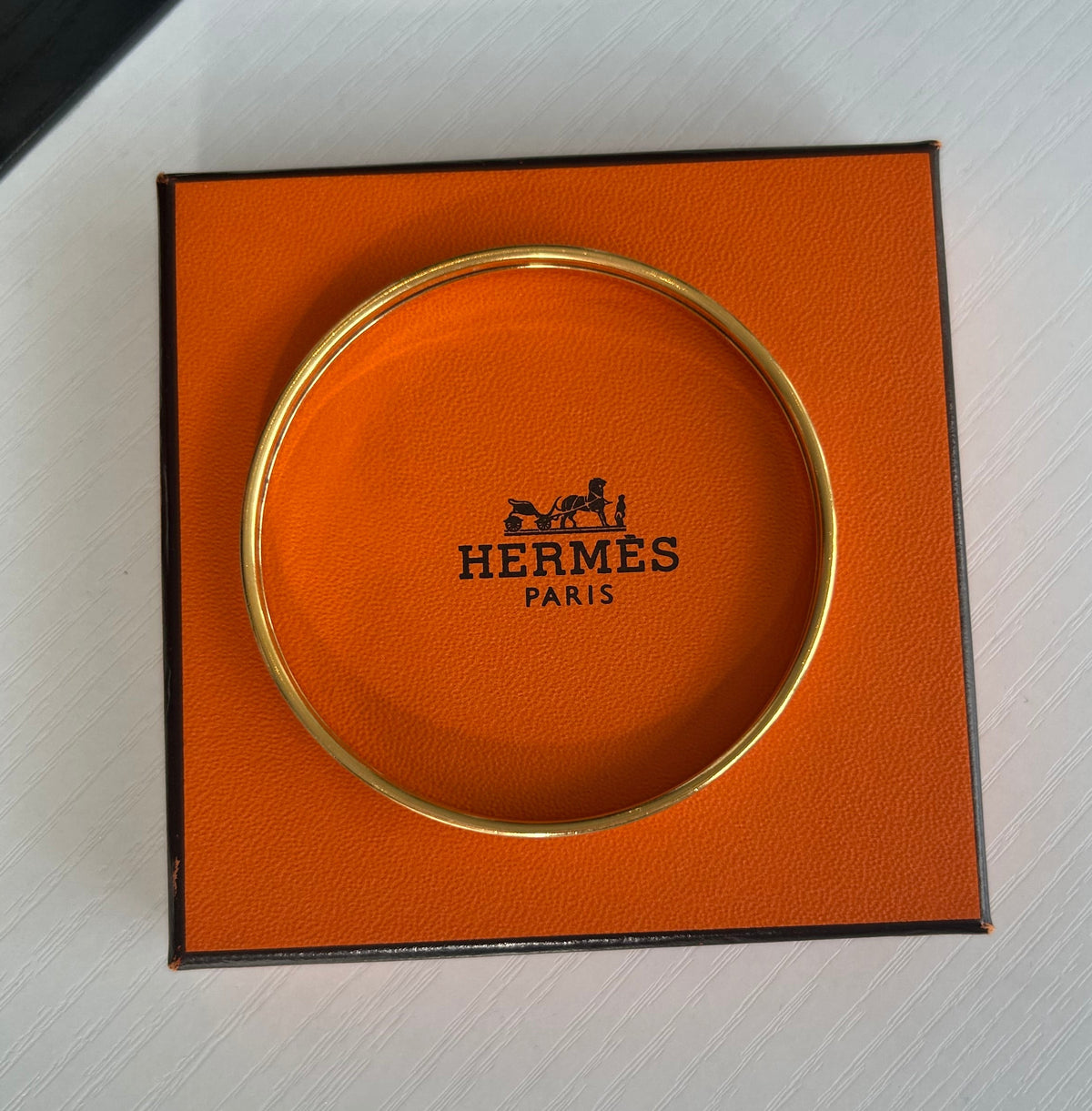 HERMES Pink Uni Bangle PM