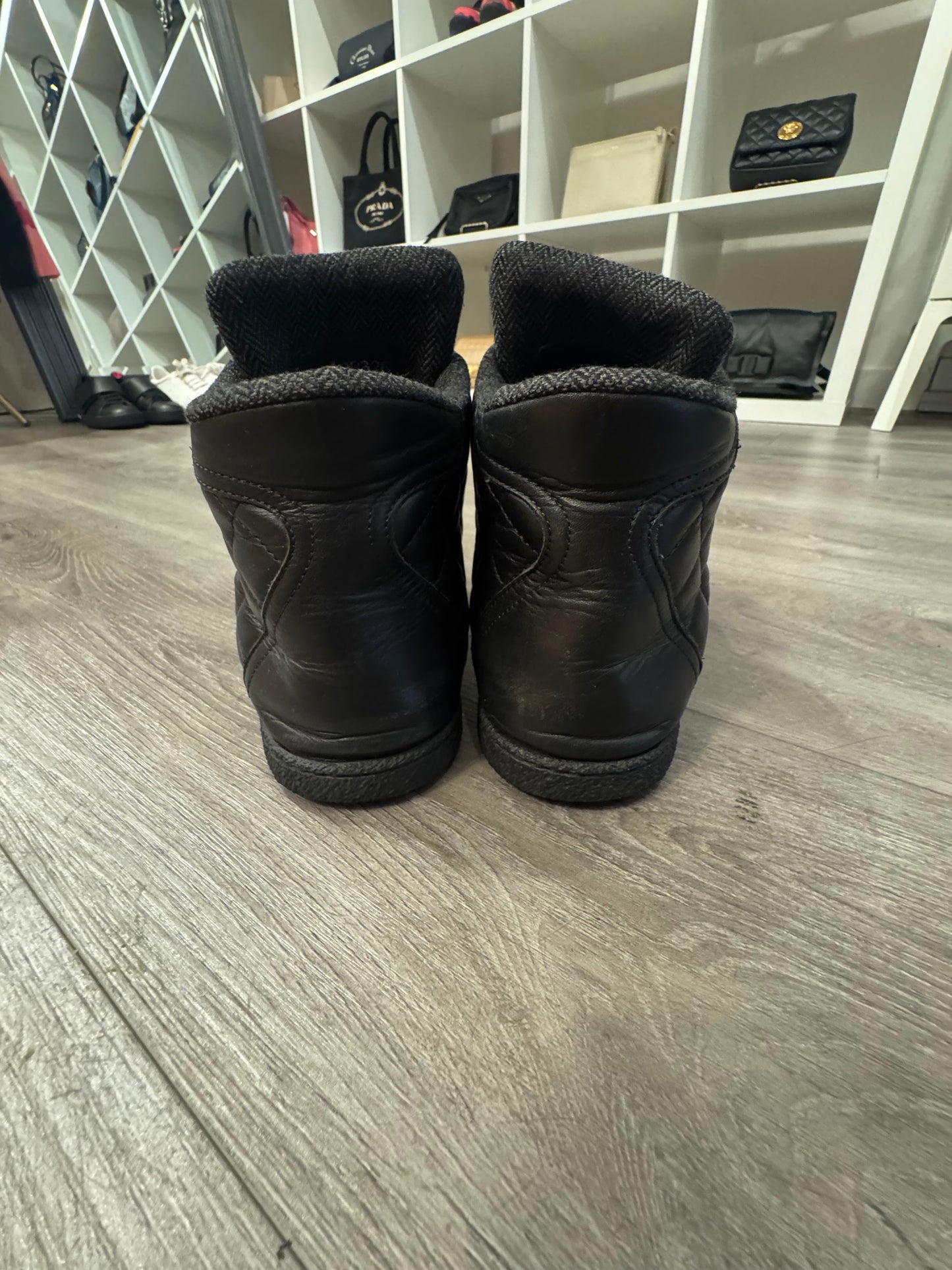 CHANEL Quilted Sneaker - Size 39