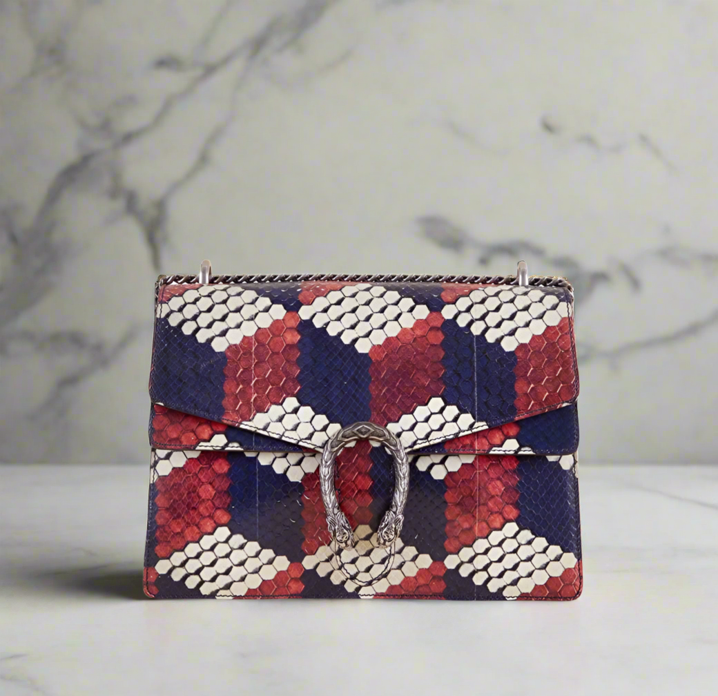 Gucci
Python Cubic Dionysus Medium Shoulder Bag