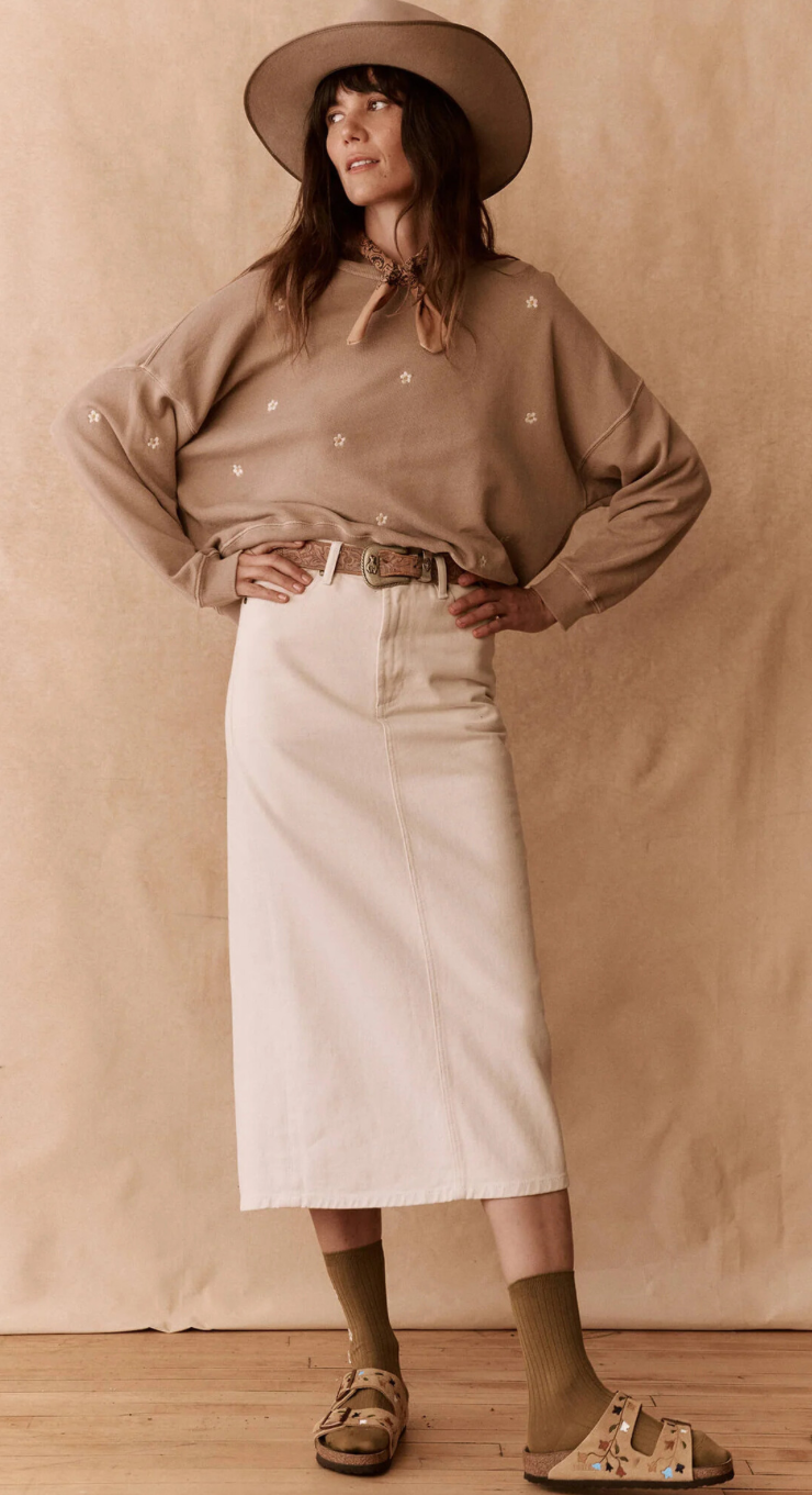New* THE GREAT Column Skirt - Size 29