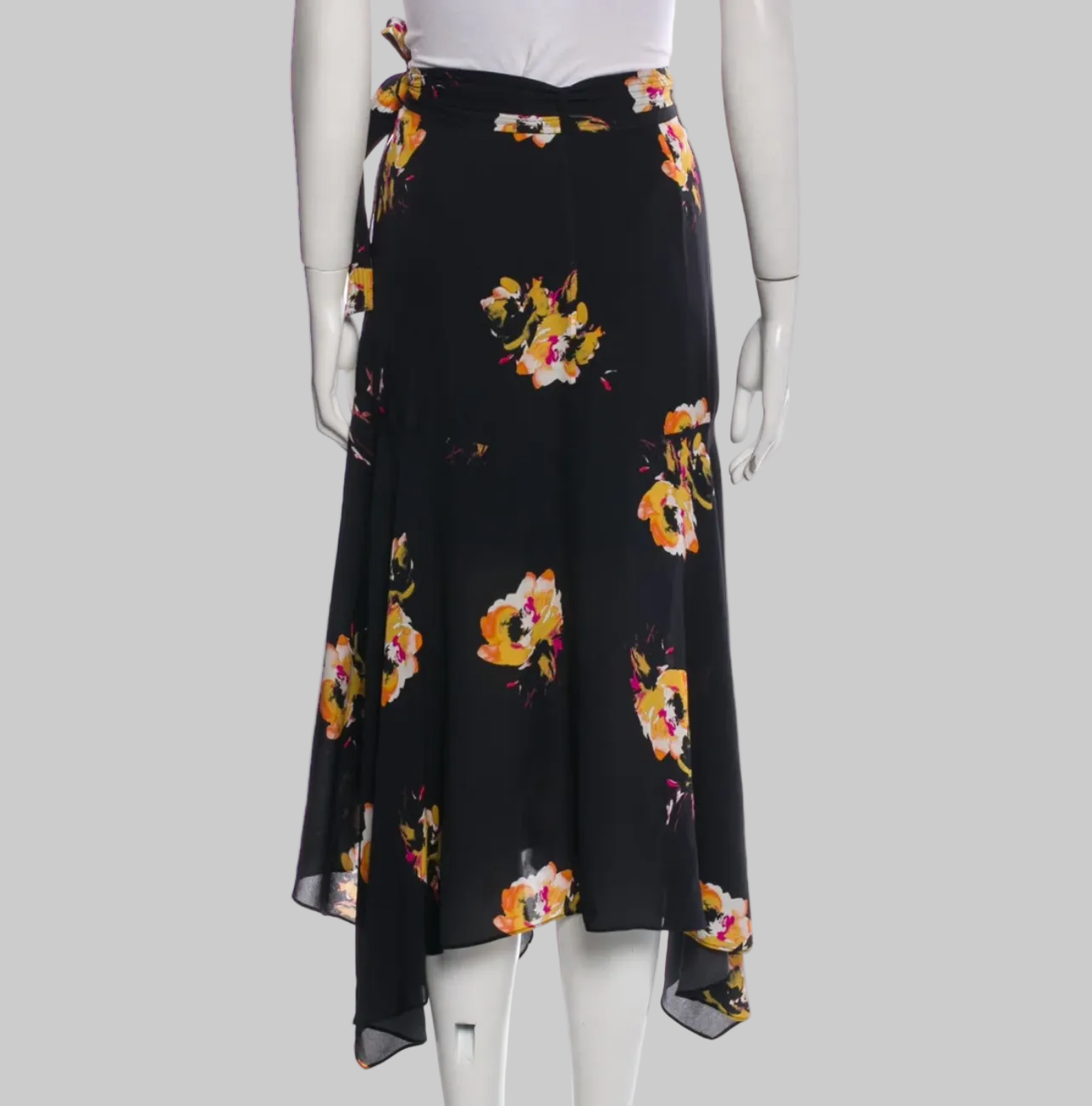 A.L.C. Floral Wrap Skirt - Size 8
