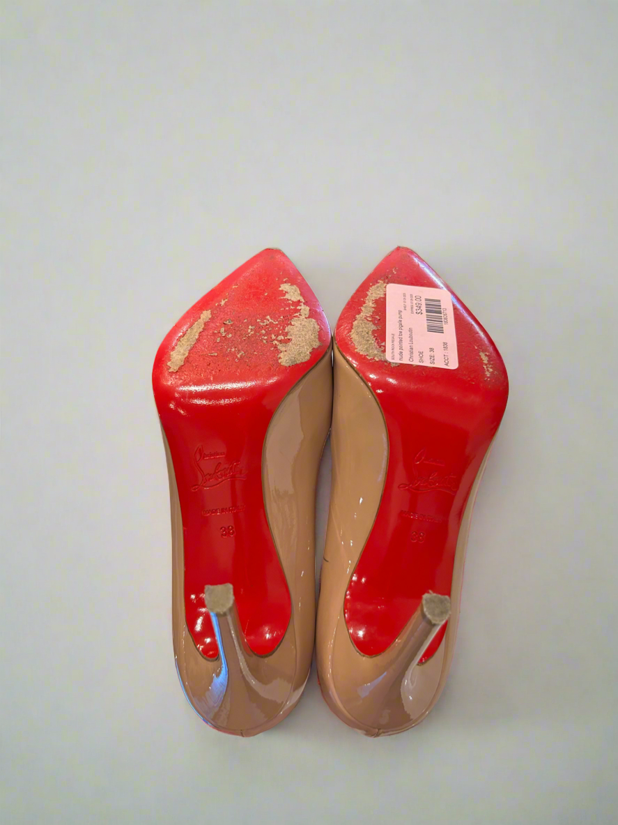CHRISTIAN LOUBOUTIN Pigalle Patent Pump - Size 38
