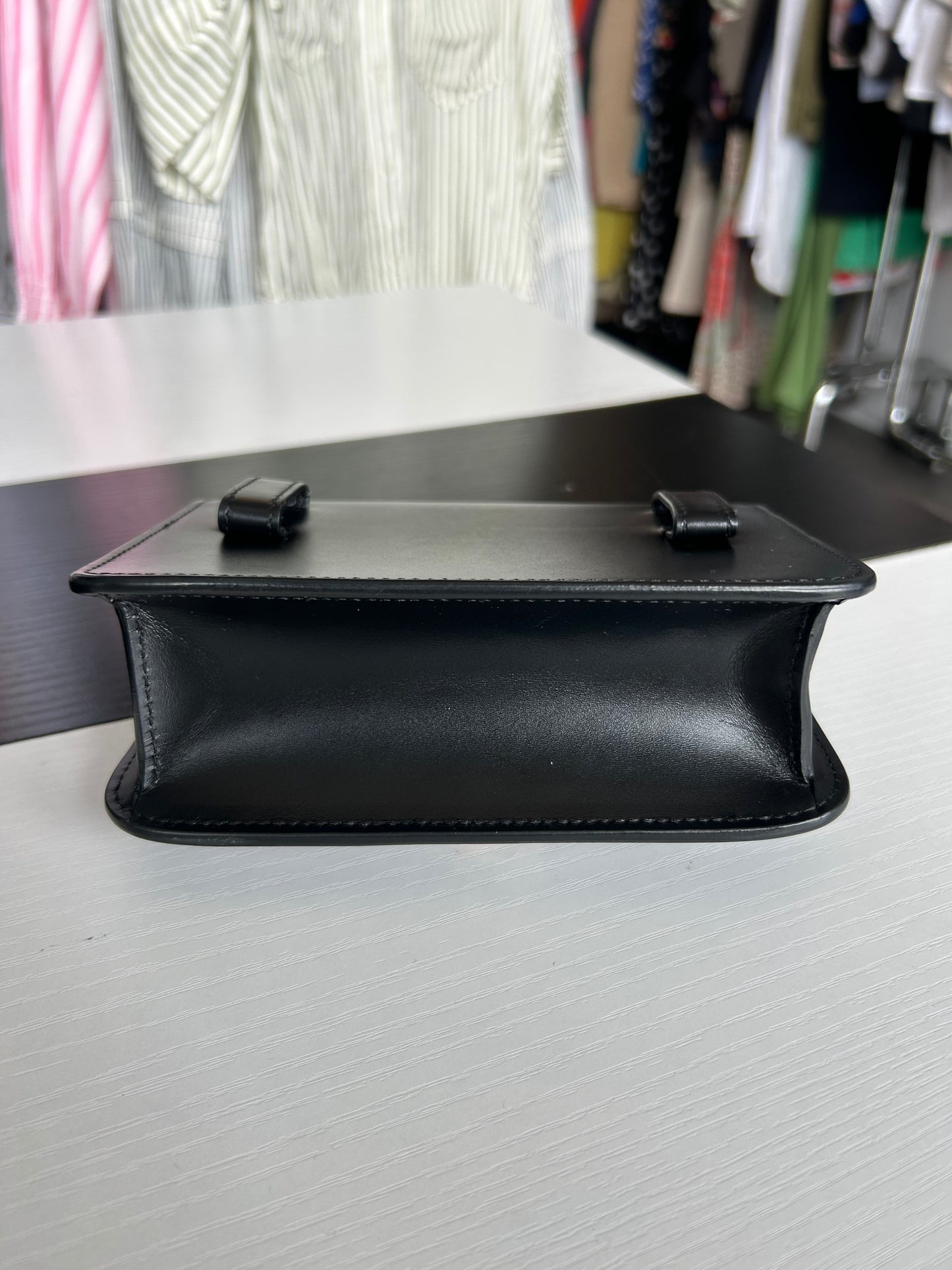 BURBERRY TB Black Belt Bag