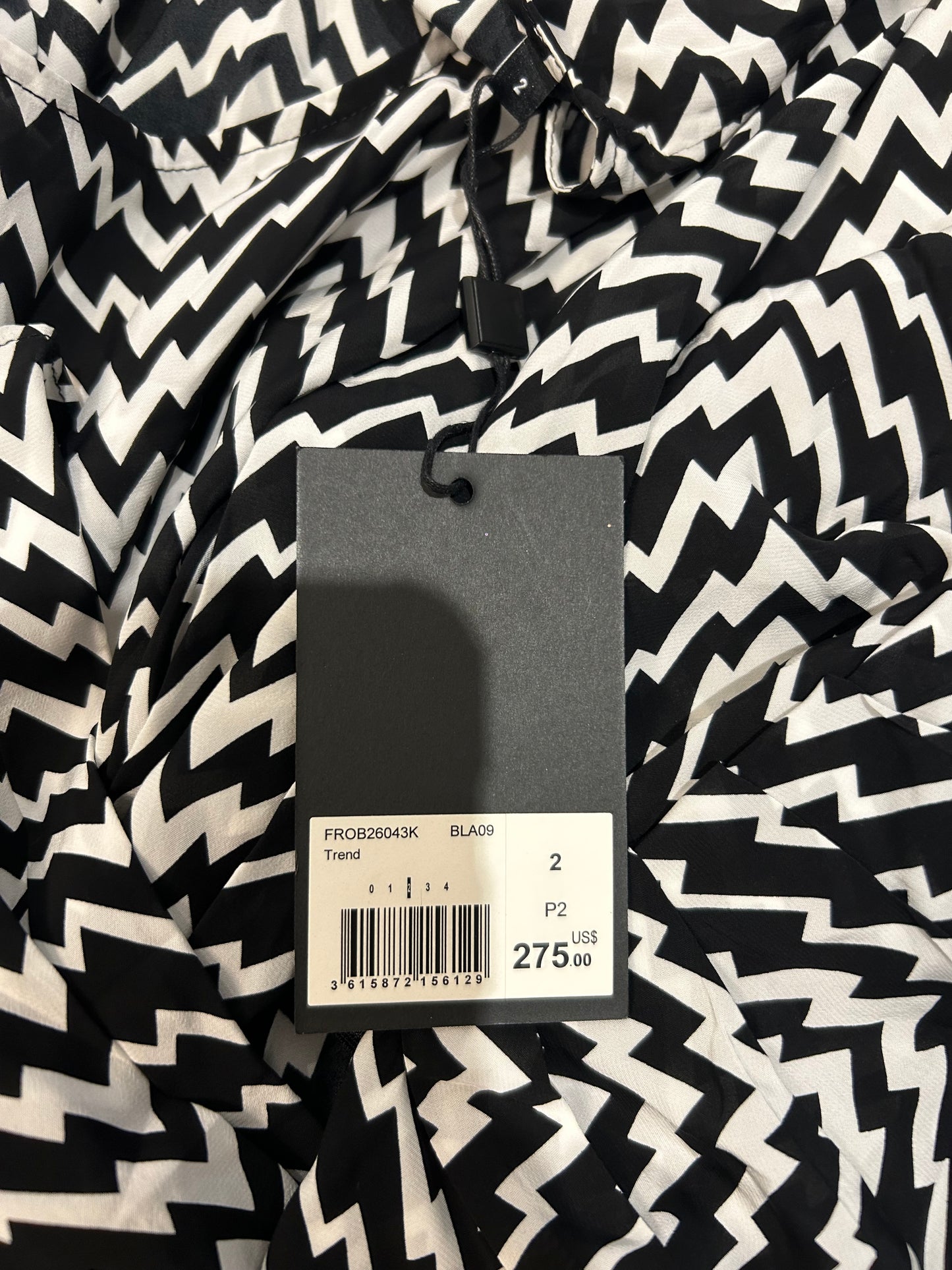 NEW* THE KOOPLES BNW Patterned Mini Dress - Size 2