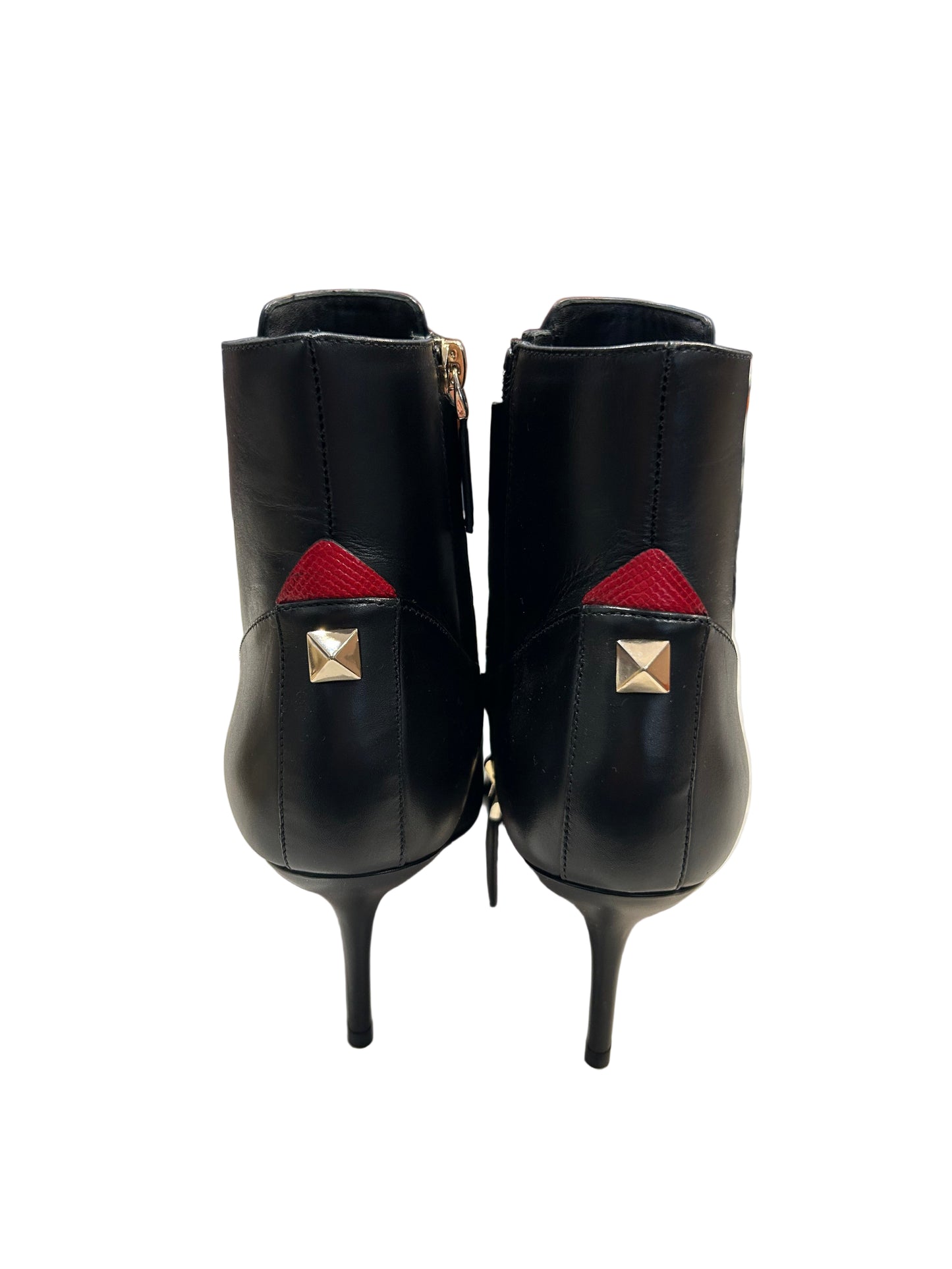 VALENTINO Pointed Toe Heeled Boots - Size 38