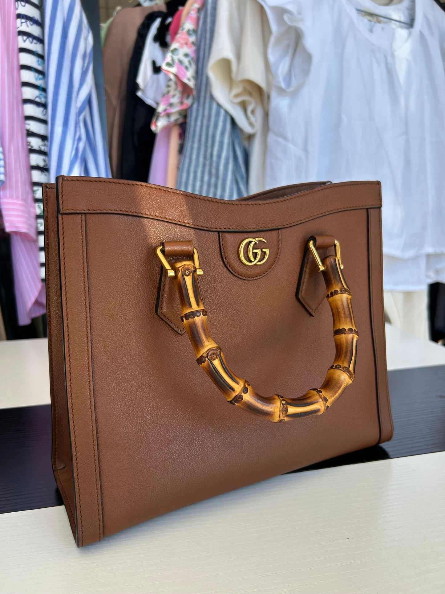 GUCCI Diana Small Tote Bag