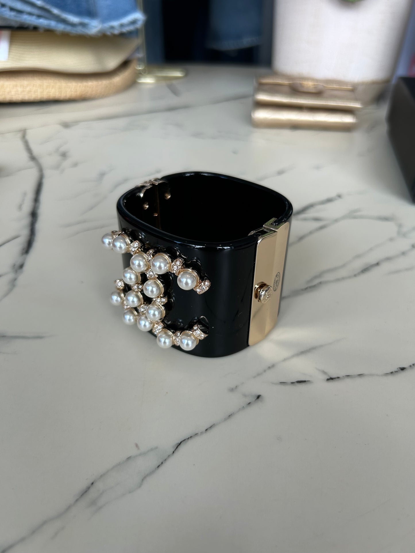 CHANEL Double CC Cuff