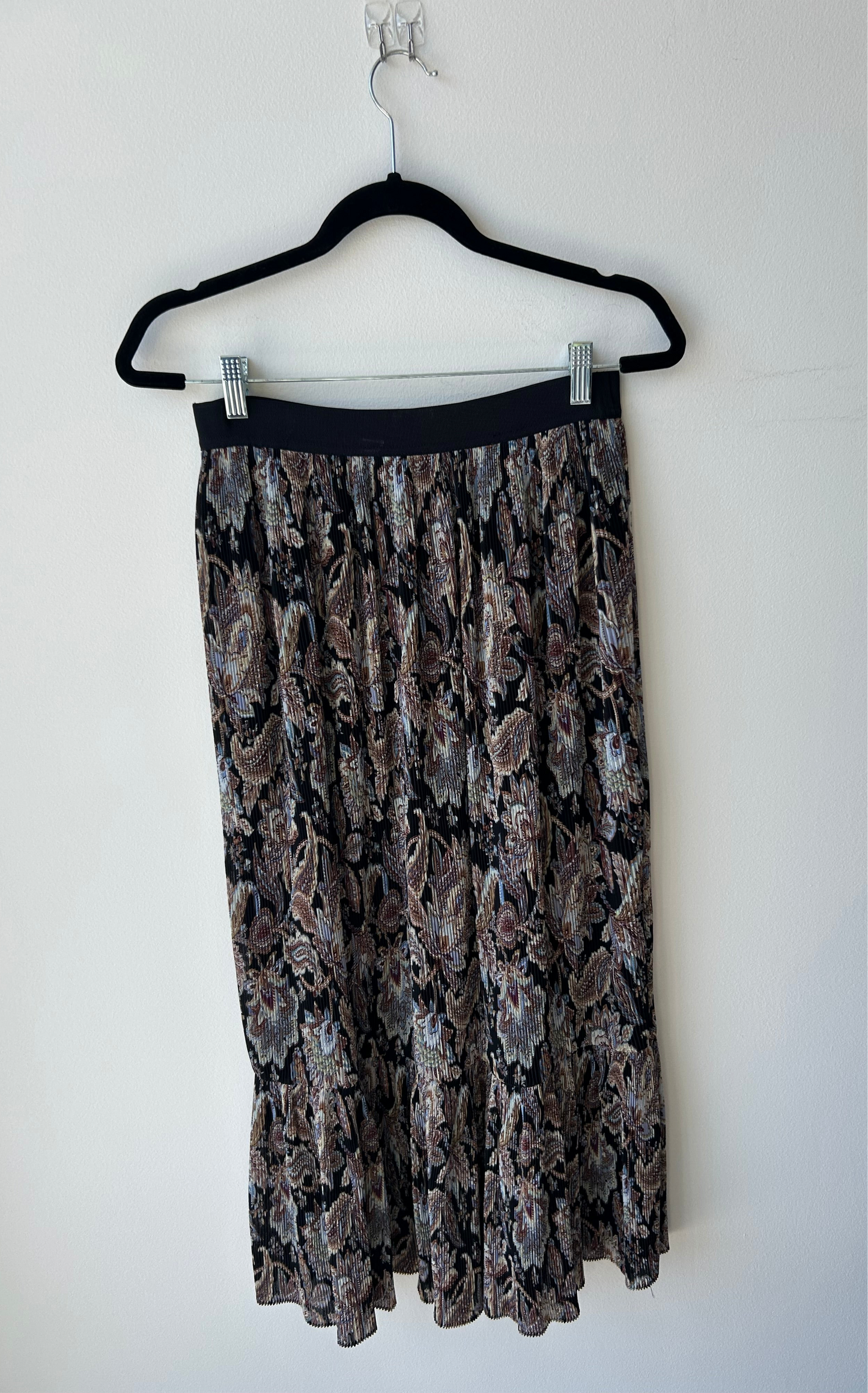 ZIMMERMANN Pleated Paisley Patterned Skirt - Size 2