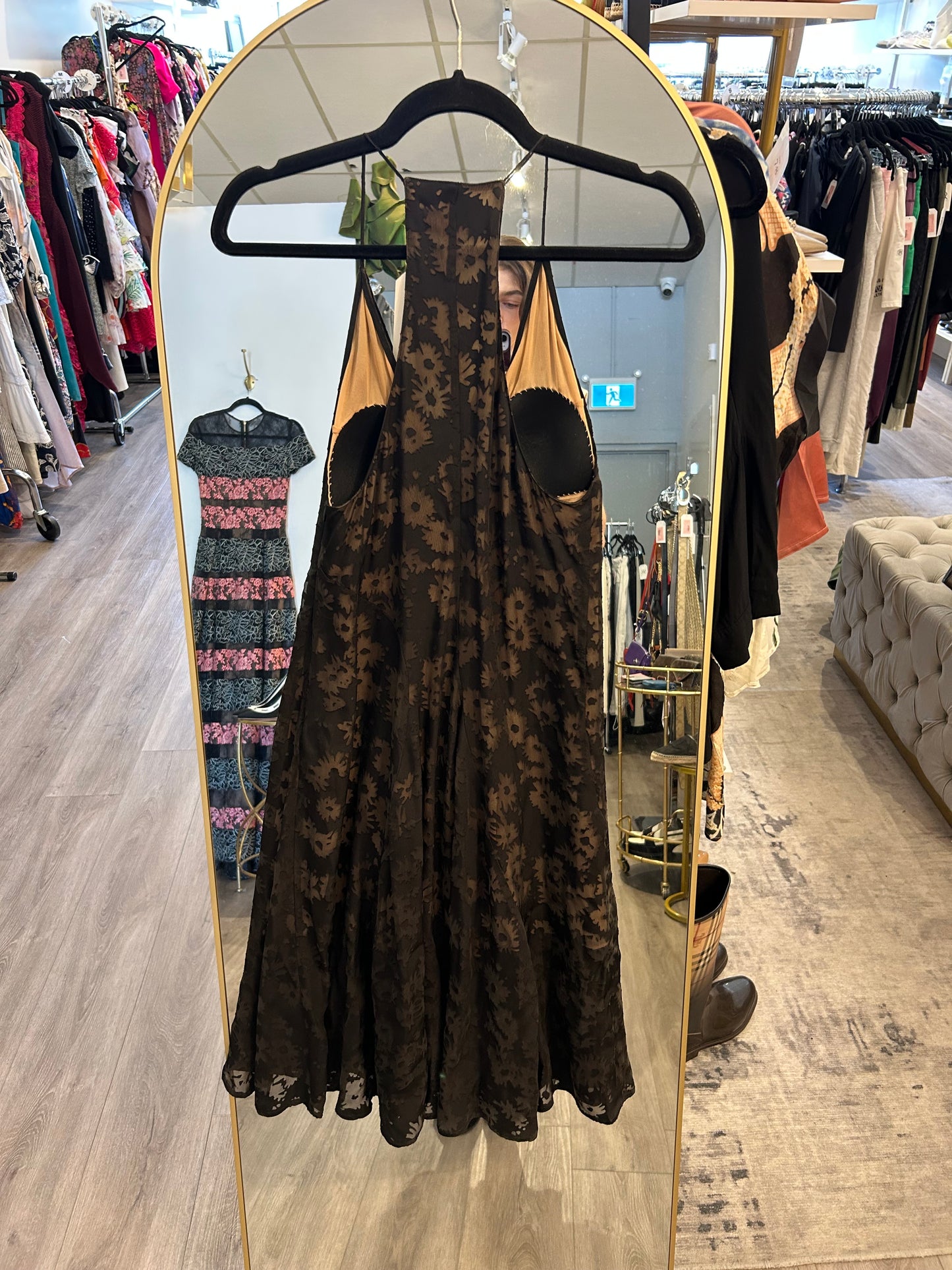 STELLA MCCARTNEY Lace Overlay Dress - Size 42