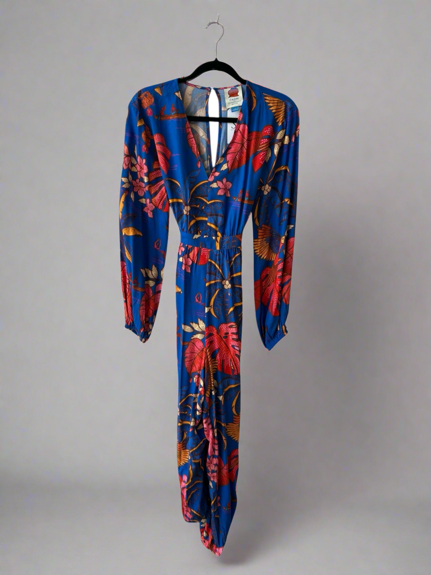 FARM RIO Floral Jumpsuit - Size xs