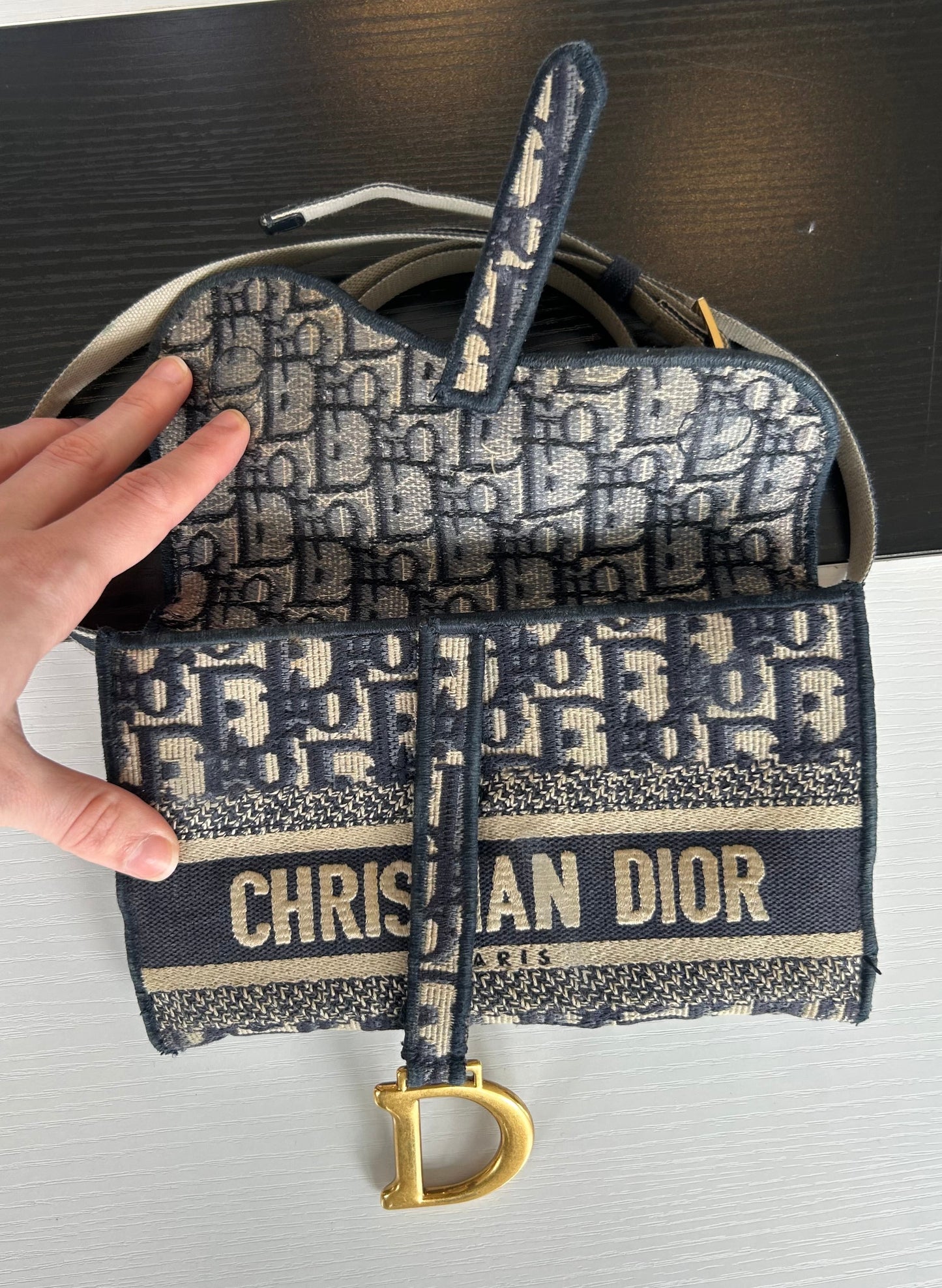 CHRISTIAN DIOR Monogram Belt Bag