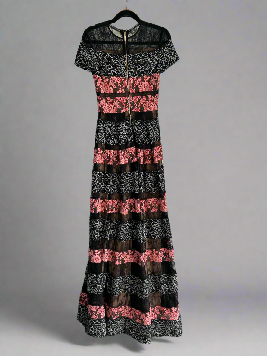 ELIE SAAB Lace Panel Gown - Size 36