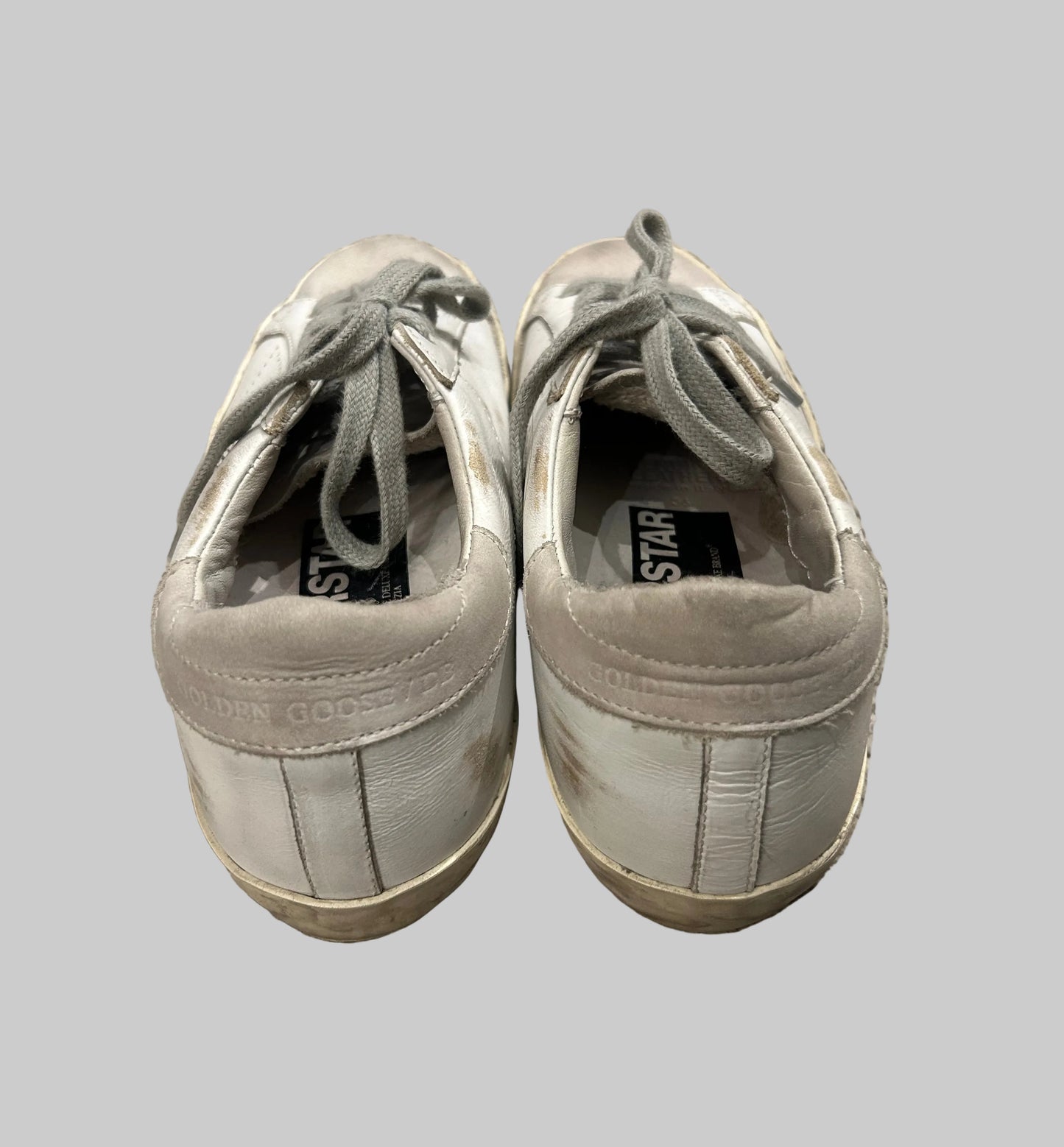 GOLDEN GOOSE White Superstar Sneakers - Size 36