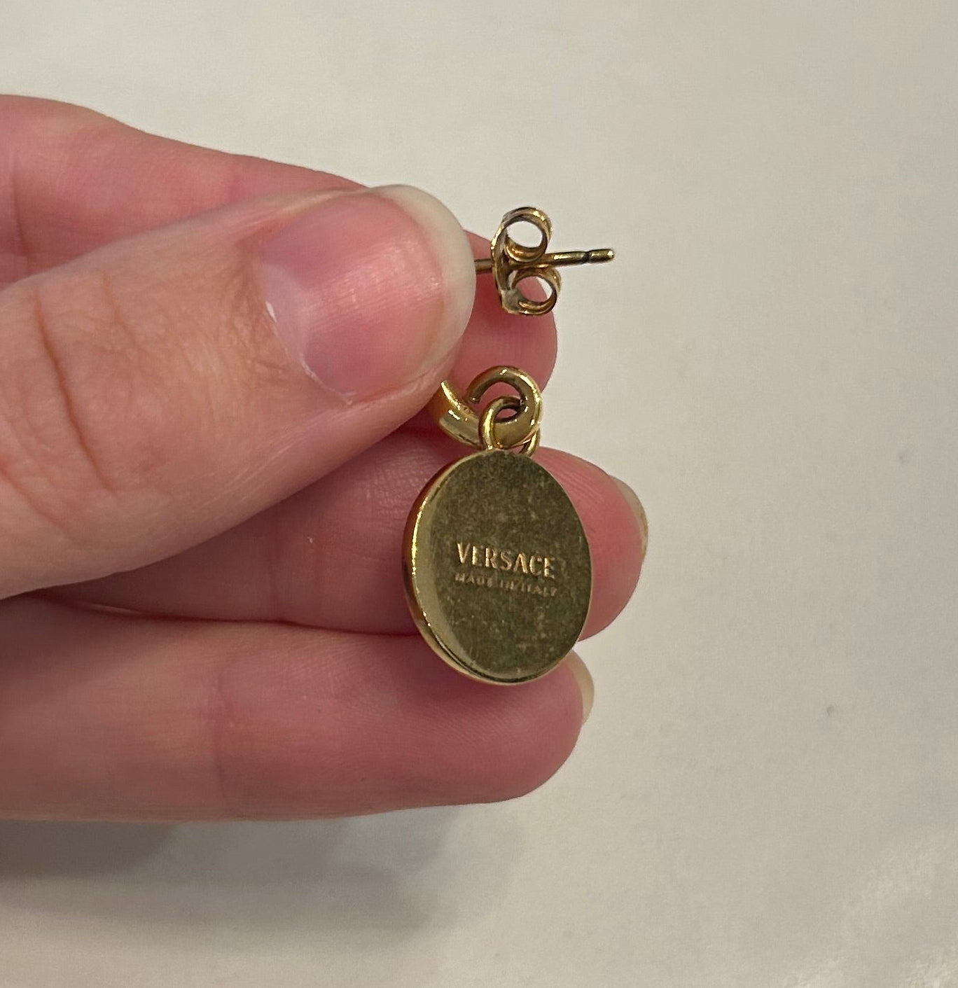 VERSACE Medusa Coin Earrings