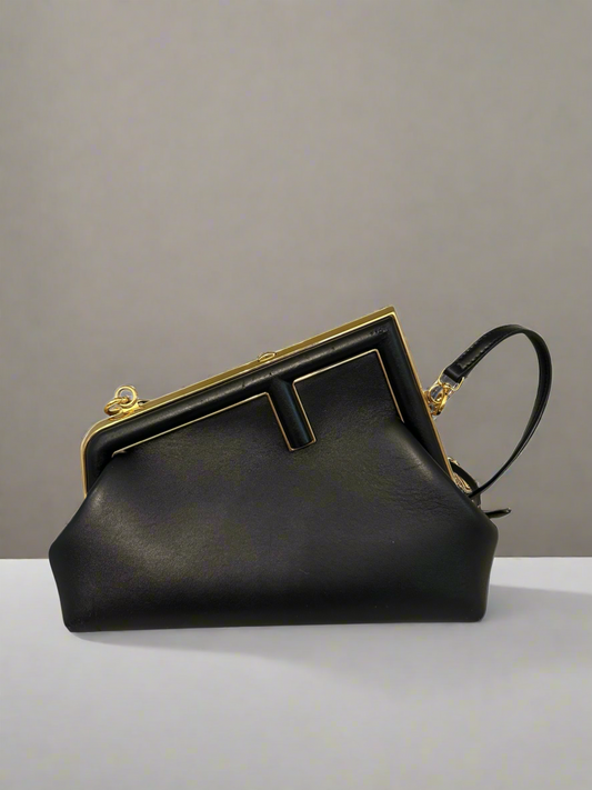 FENDI First Leather Crossbody/Clutch