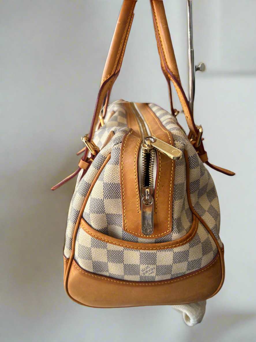 LOUIS VUITTON Damier Azur Berkeley Shoulder Bag