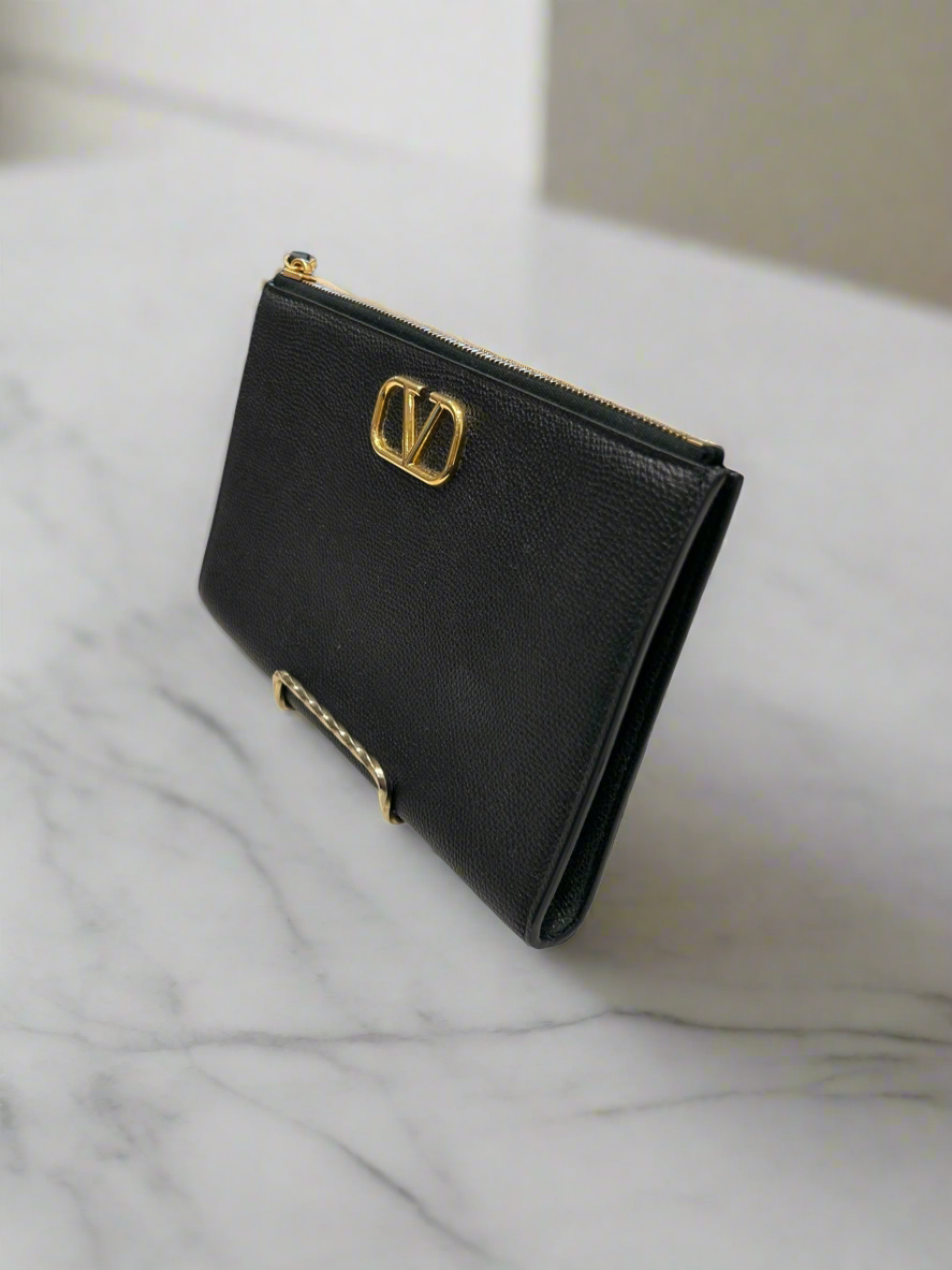VALENTINO V Logo Wristlet