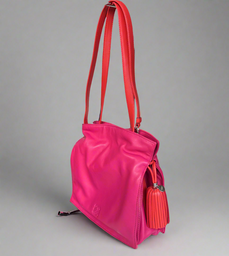 LOEWE Flamenco Leather Shoulder Bag