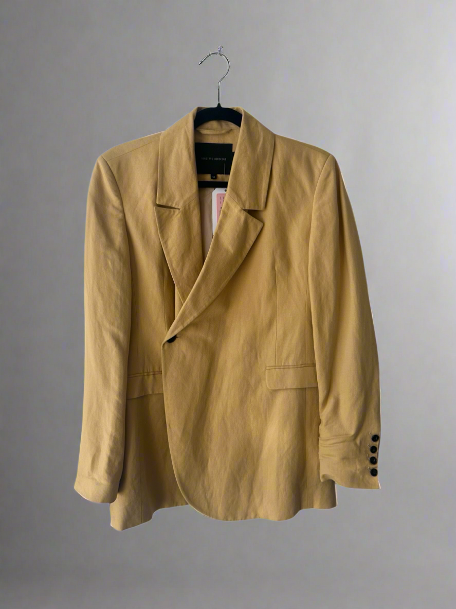 BIRGETTE HERSKIND Linen Blazer - Size 34