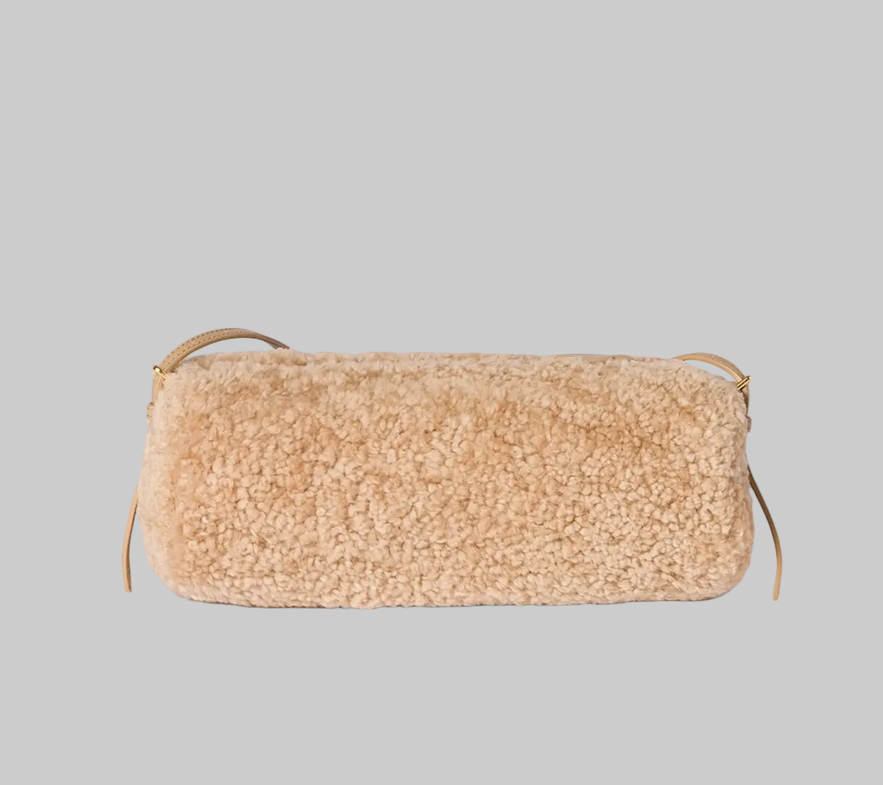 MIU MIU Shearling Pouch Shoulder Bag