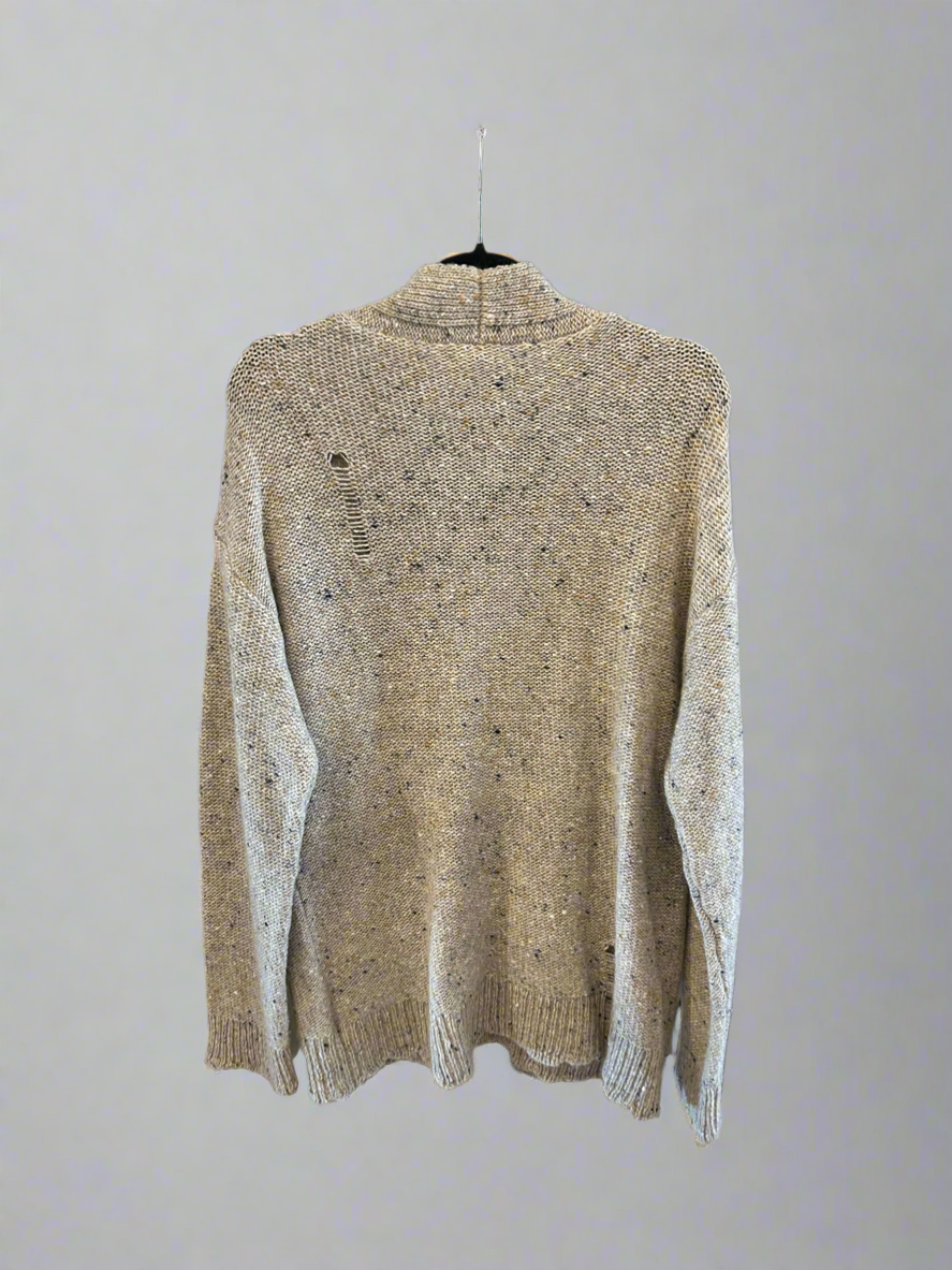 NEW* MARGARET OLEARY Distressed Cardigan - Size M