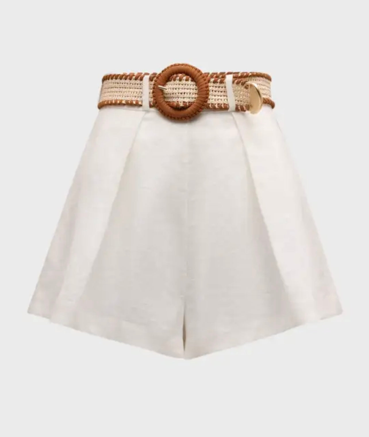 ZIMMERMANN-NEW- Linen Belted Short - Size 0