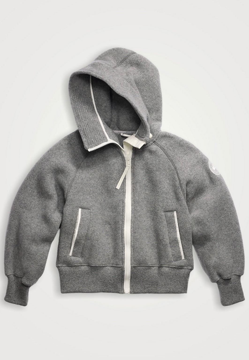 CANADA GOOSE Grey Chiliwack Fleece Bomber - Size XL