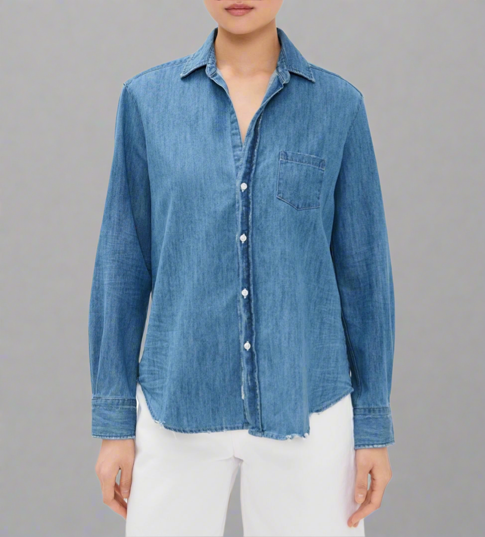 FRANK & EILEEN Denim Button Down - Size M