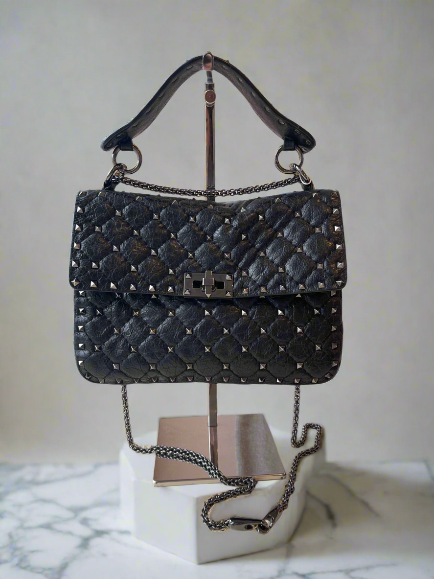 Valentino Rockstud Top Handle