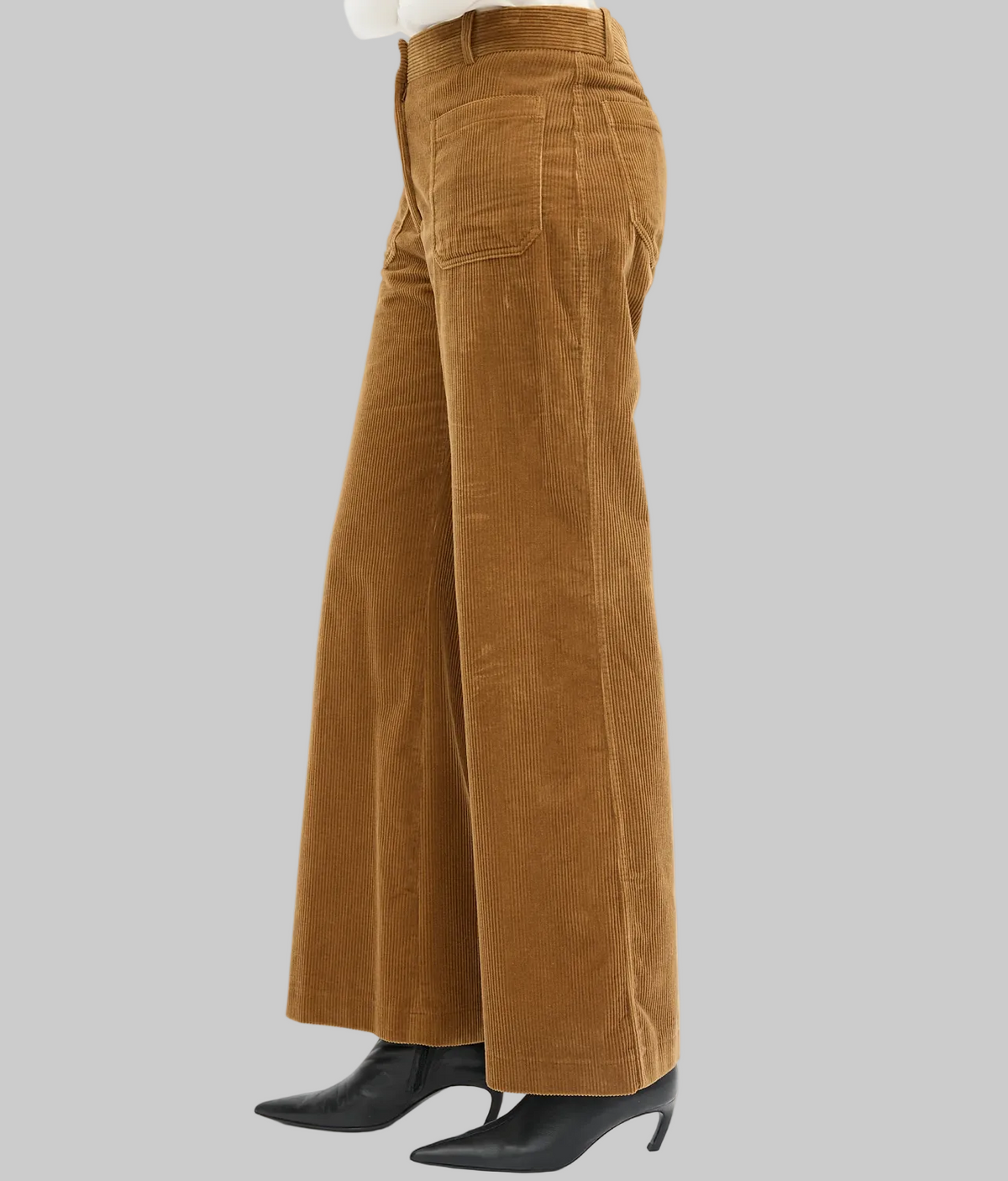 VICTORIA BECKHAM Corduroy Pants Brown - Size 2