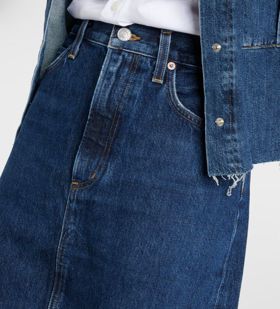 AGOLDE
Hilla denim maxi skirt - Size 30